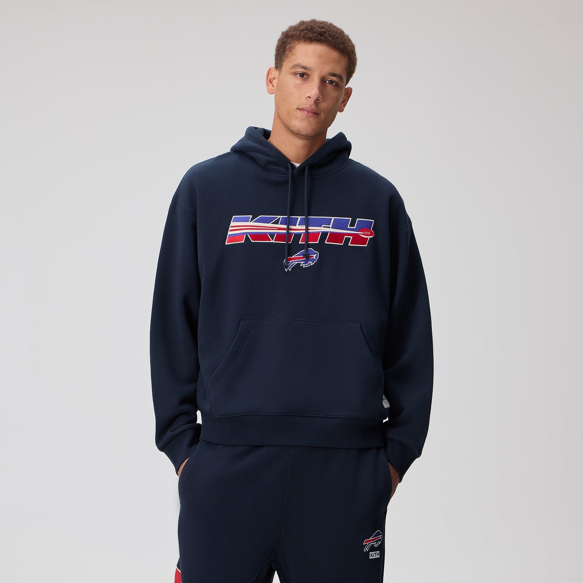 Kith for the NFL Buffalo Bills Vintage Nelson Hoodie - Nocturnal