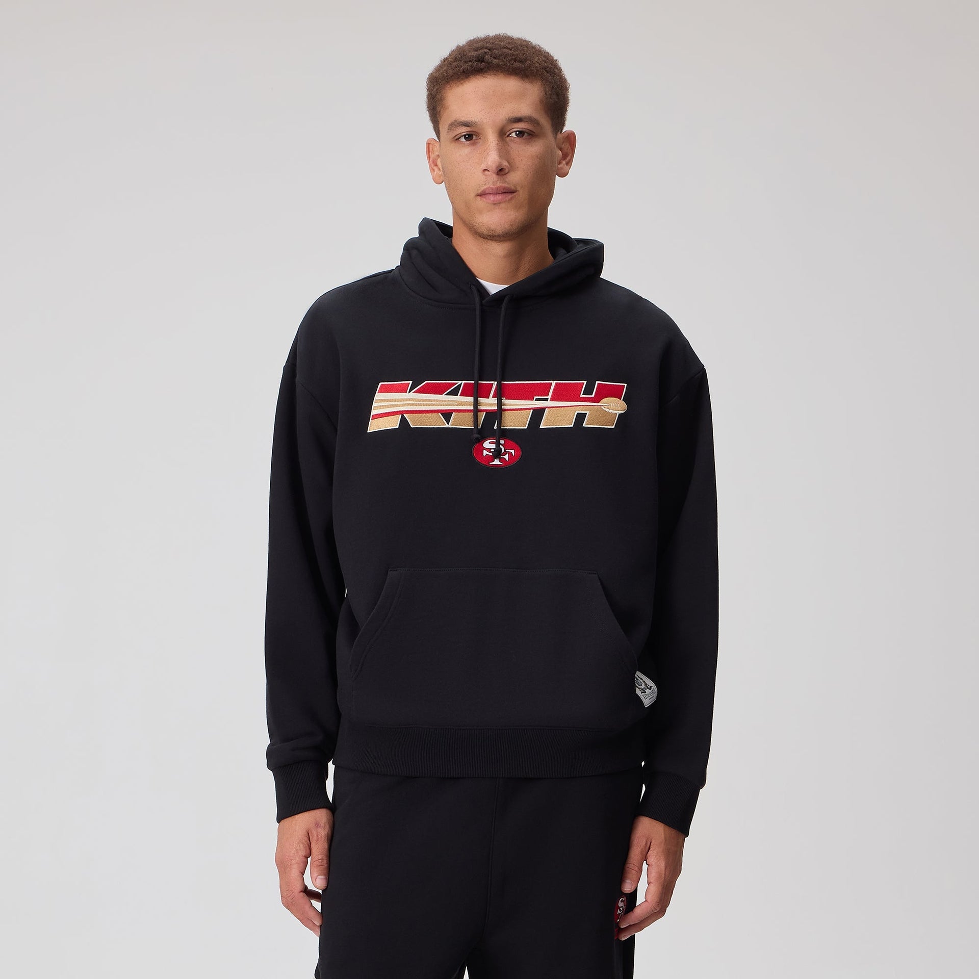 Kith for the NFL San Francisco 49ers Vintage Nelson Hoodie - Black