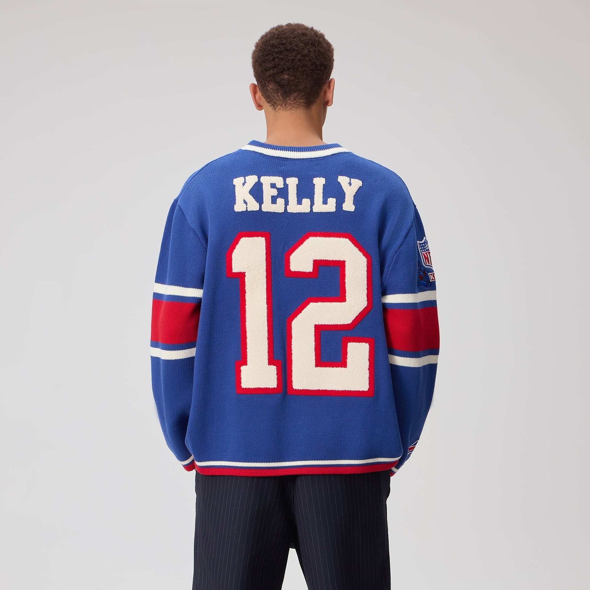 Kith for the NFL Buffalo Bills V-Neck Beau Knit Sweater - Current