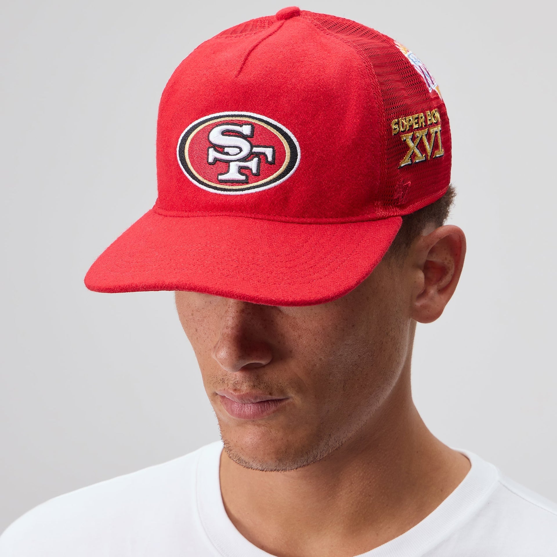 Kith & '47 for the NFL San Francisco 49ers Wool Hitch Trucker Hat - Present
