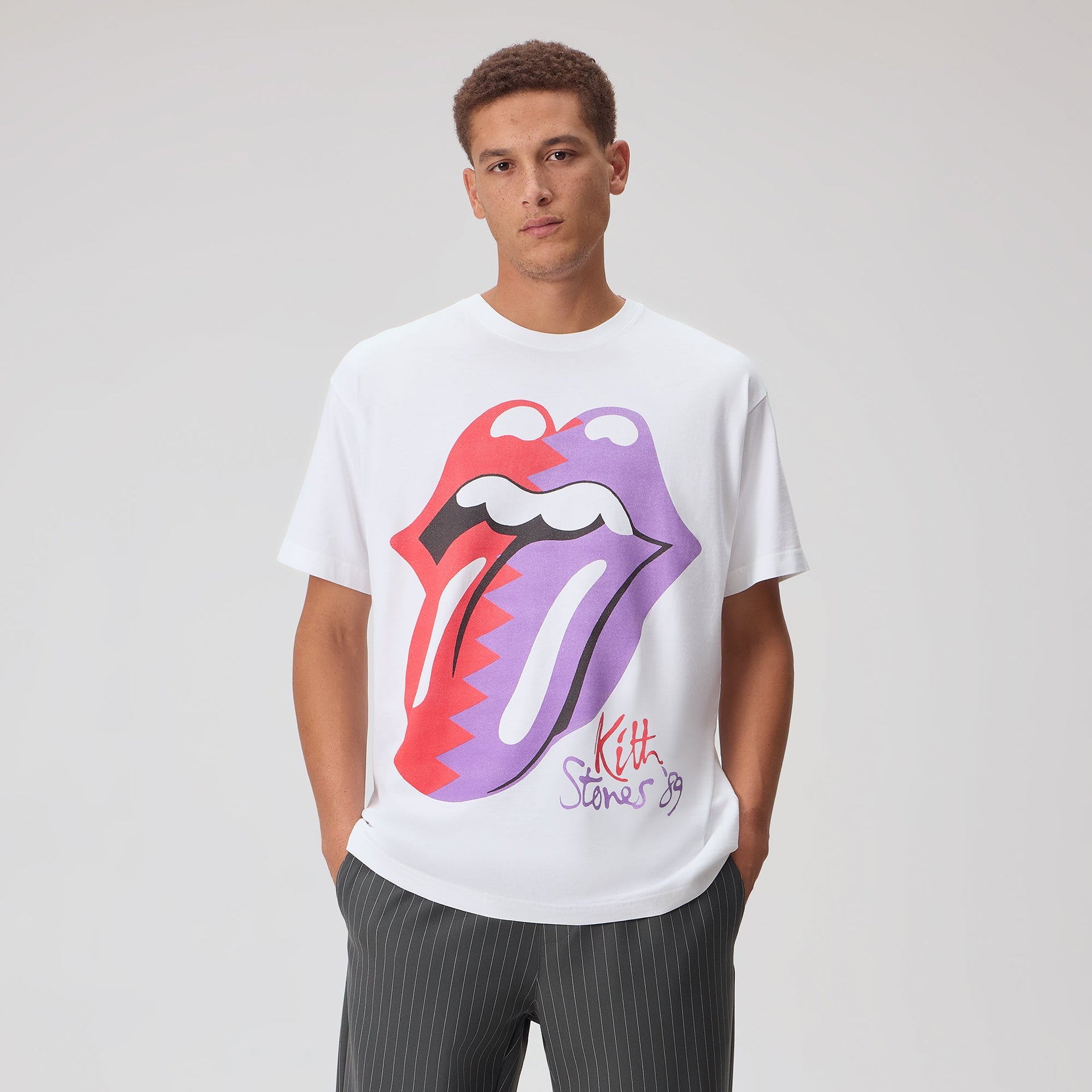 Kith for The Rolling Stones 1989 Tongue Vintage Tee - White