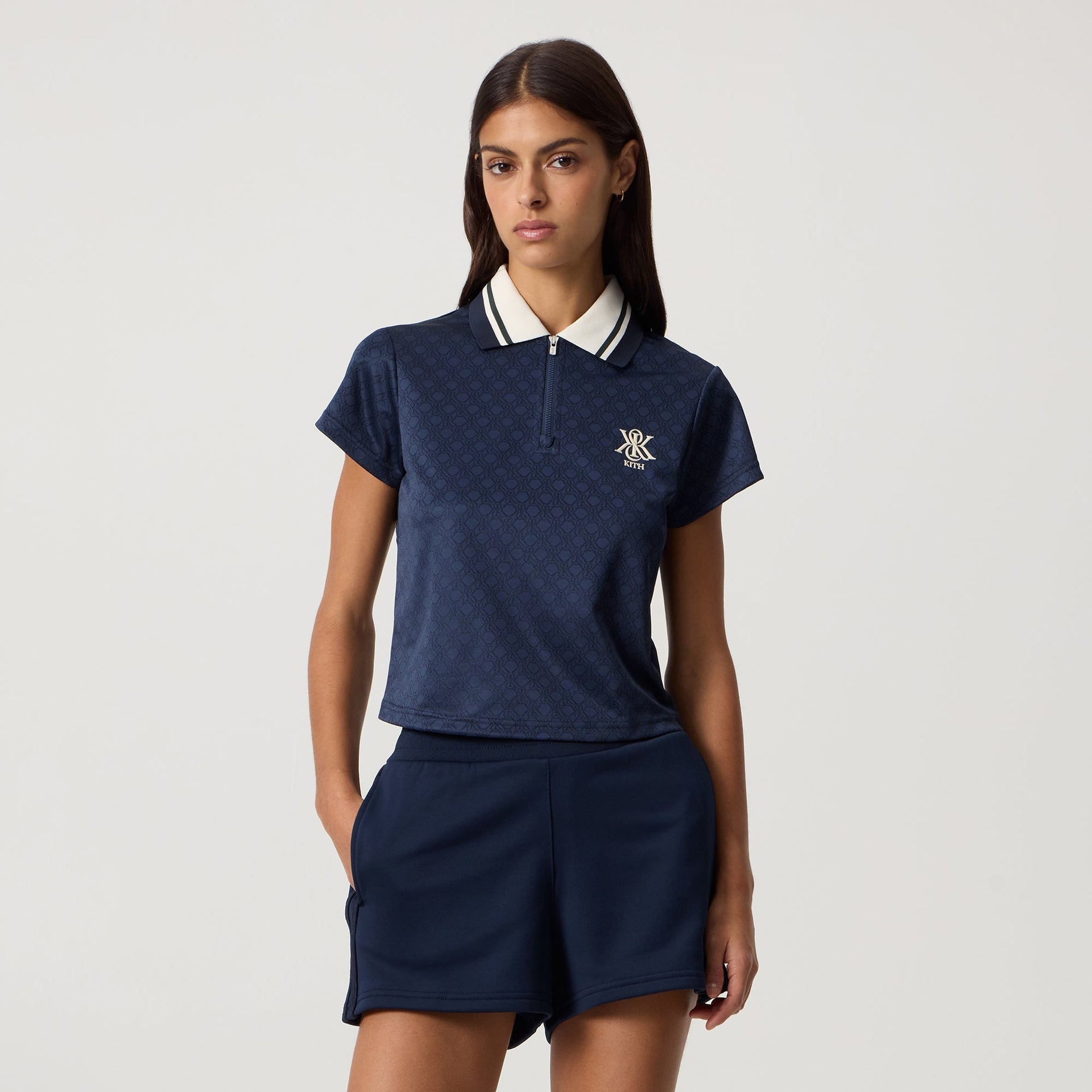 Kith Women Nicci Polo Jersey - Nocturnal