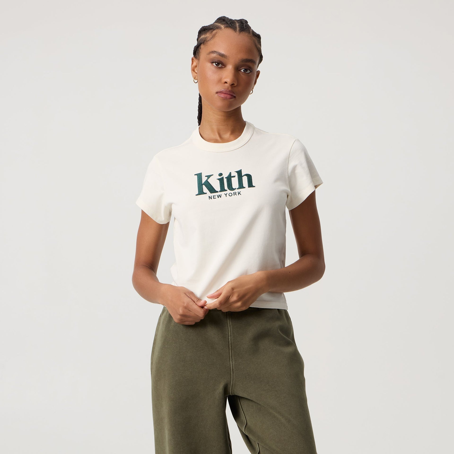 Kith Women Mulberry New York Vintage Tee - Sandrift