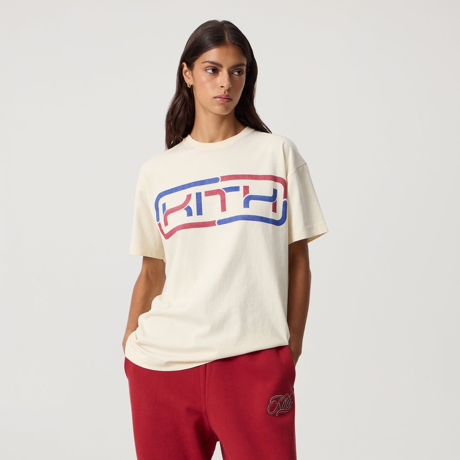 Kith Women Vintage Puck Tee - Sandrift