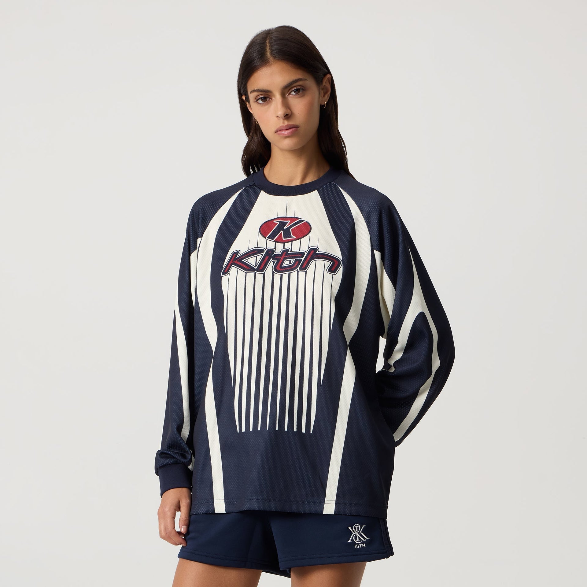 Kith Women Ridley Motocross Tech Long Sleeve - Nocturnal