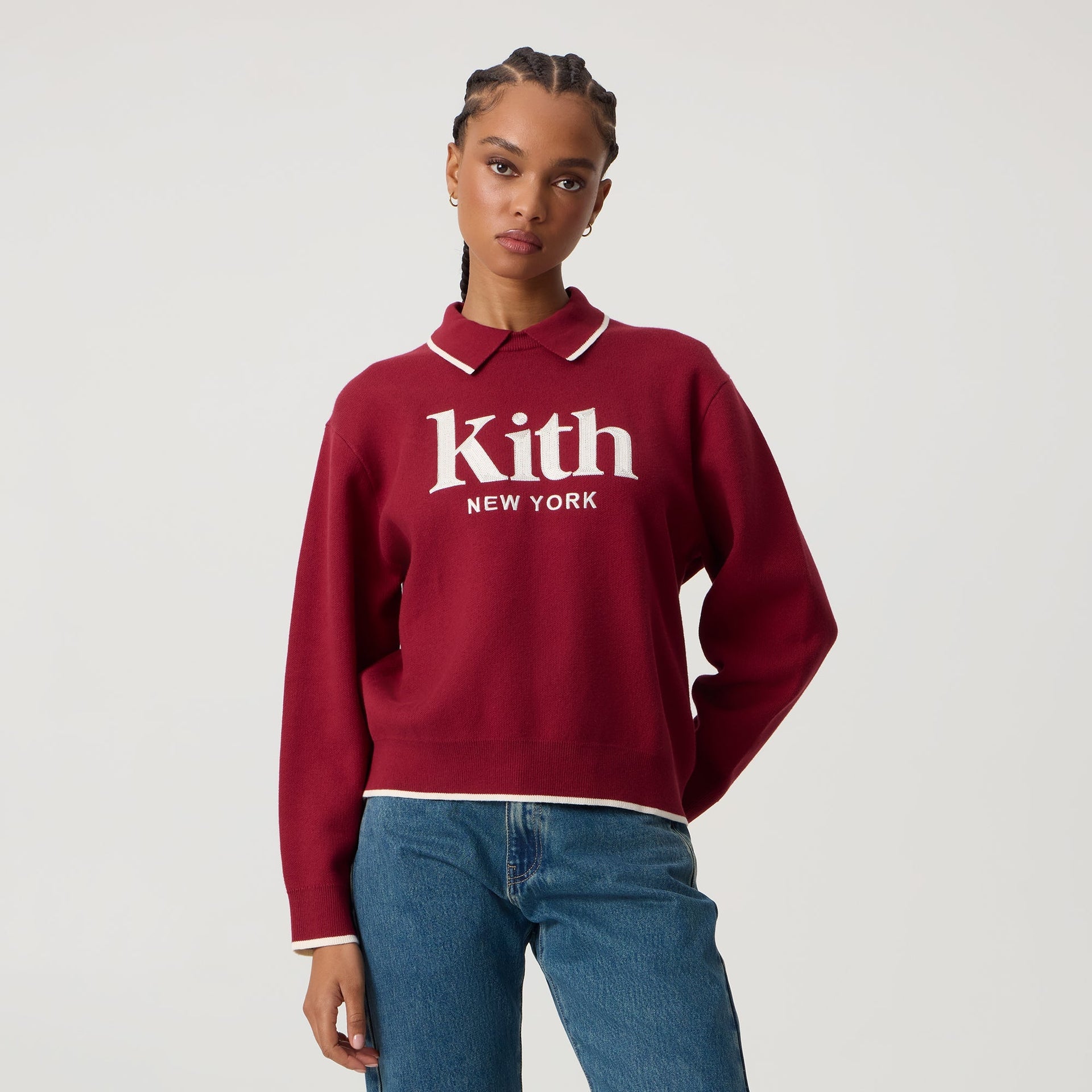 Kith Women Ashwin Polo Sweater - Allure