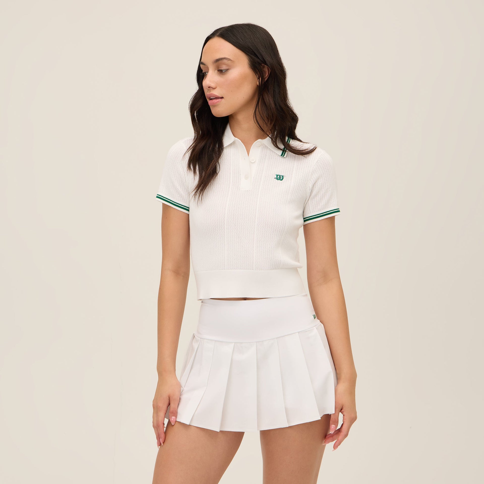 Kith Women for Wilson Eastside Tennis Skirt Light - White