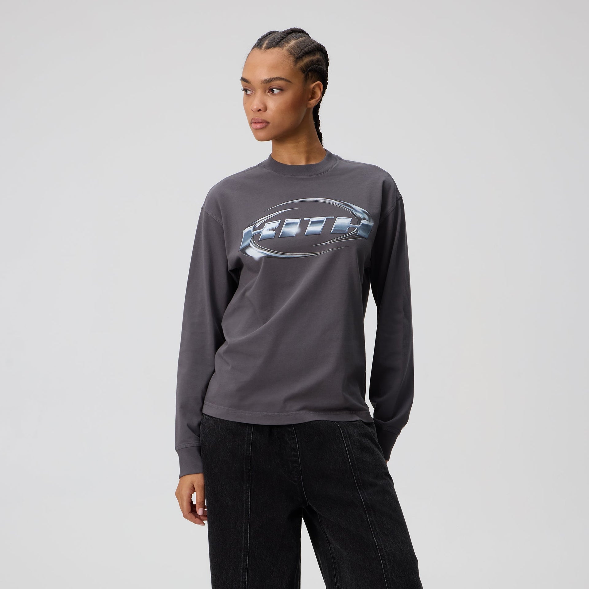 Kith Women Oversized Chroma Sonoma Long Sleeve - Void