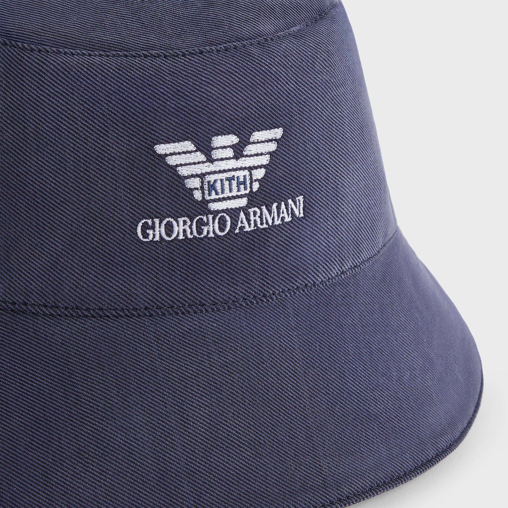 Giorgio Armani & Kith Cupro Jersey Bucket Hat - Nocturnal