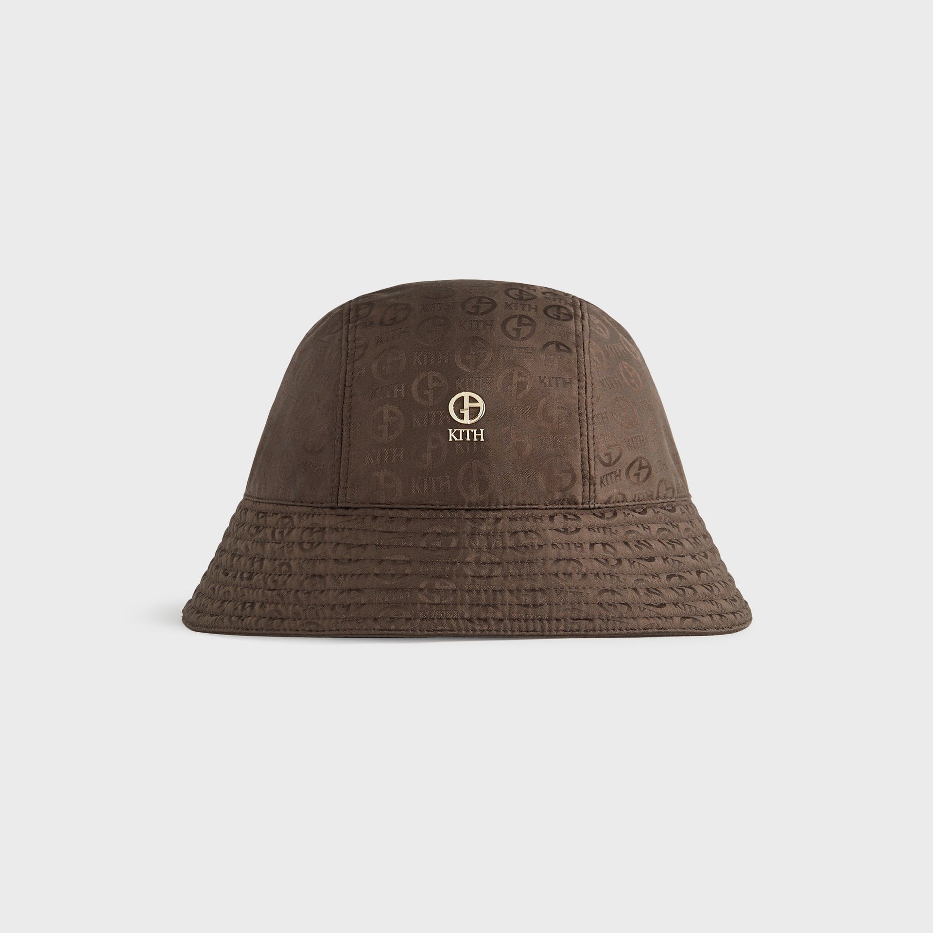Giorgio Armani & Kith Jacquard Silk Camper Bucket Hat - Kindling