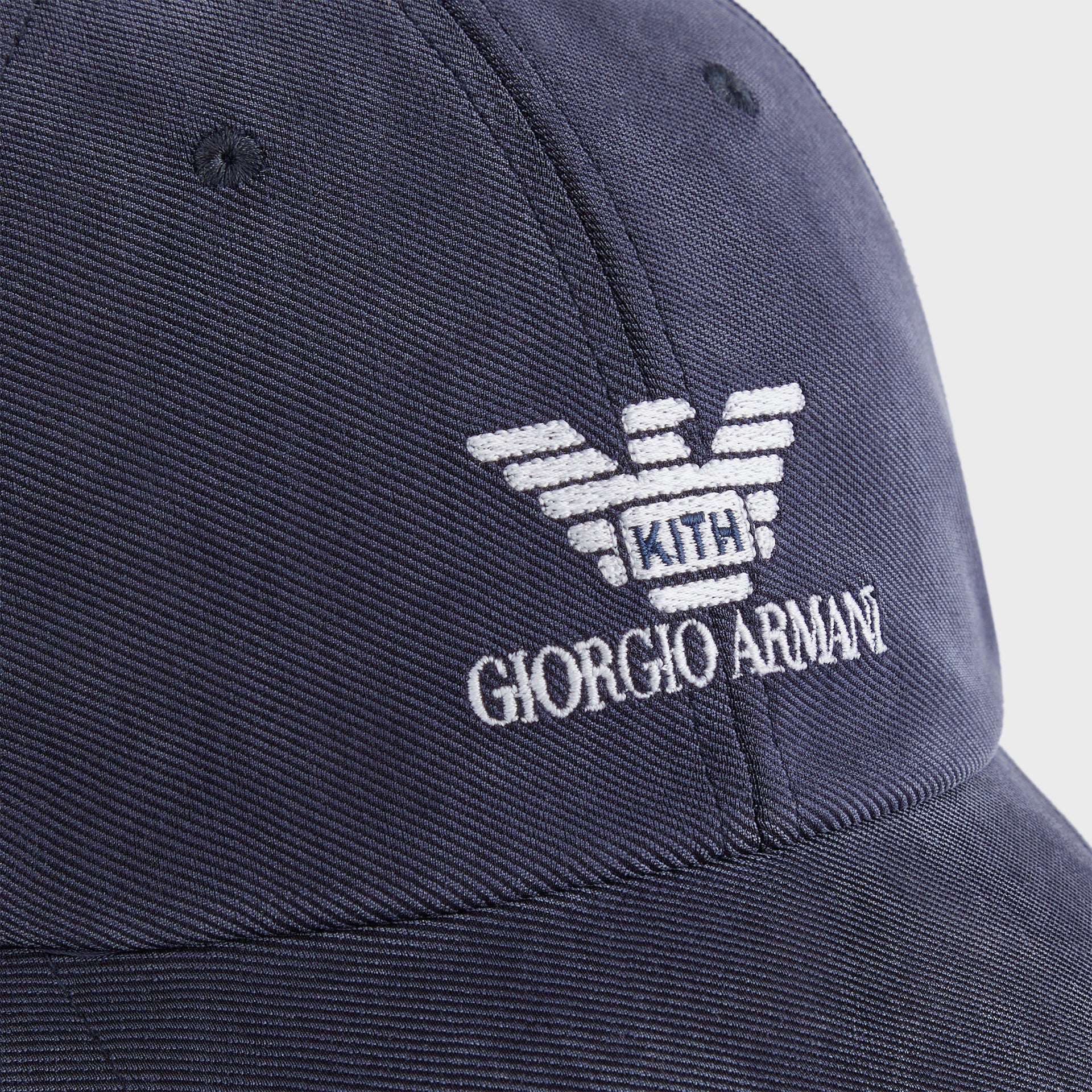 Giorgio Armani & Kith Cupro Jersey Classic Cap - Nocturnal