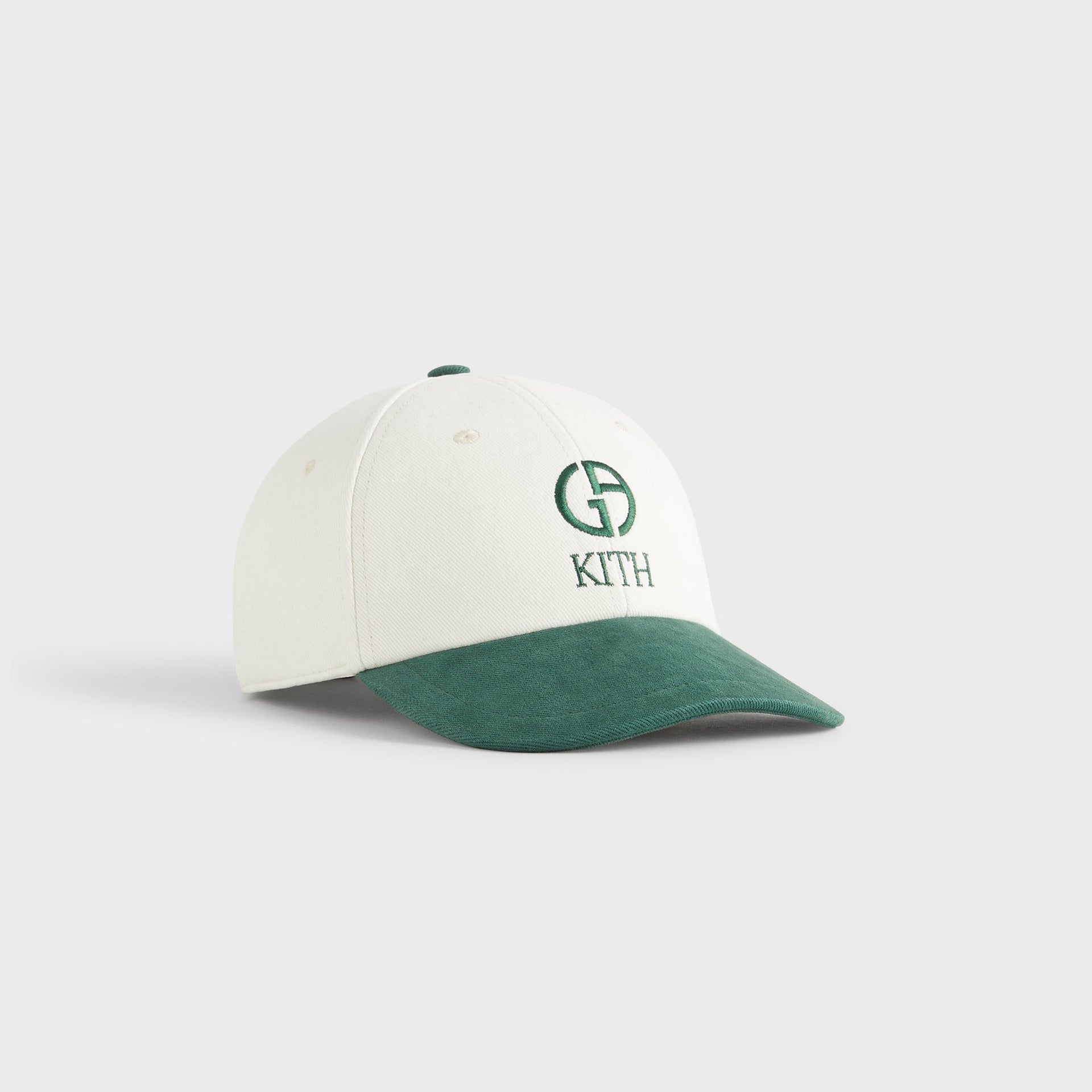 Giorgio Armani & Kith Twill Two-Tone Classic Cap - Sandrift