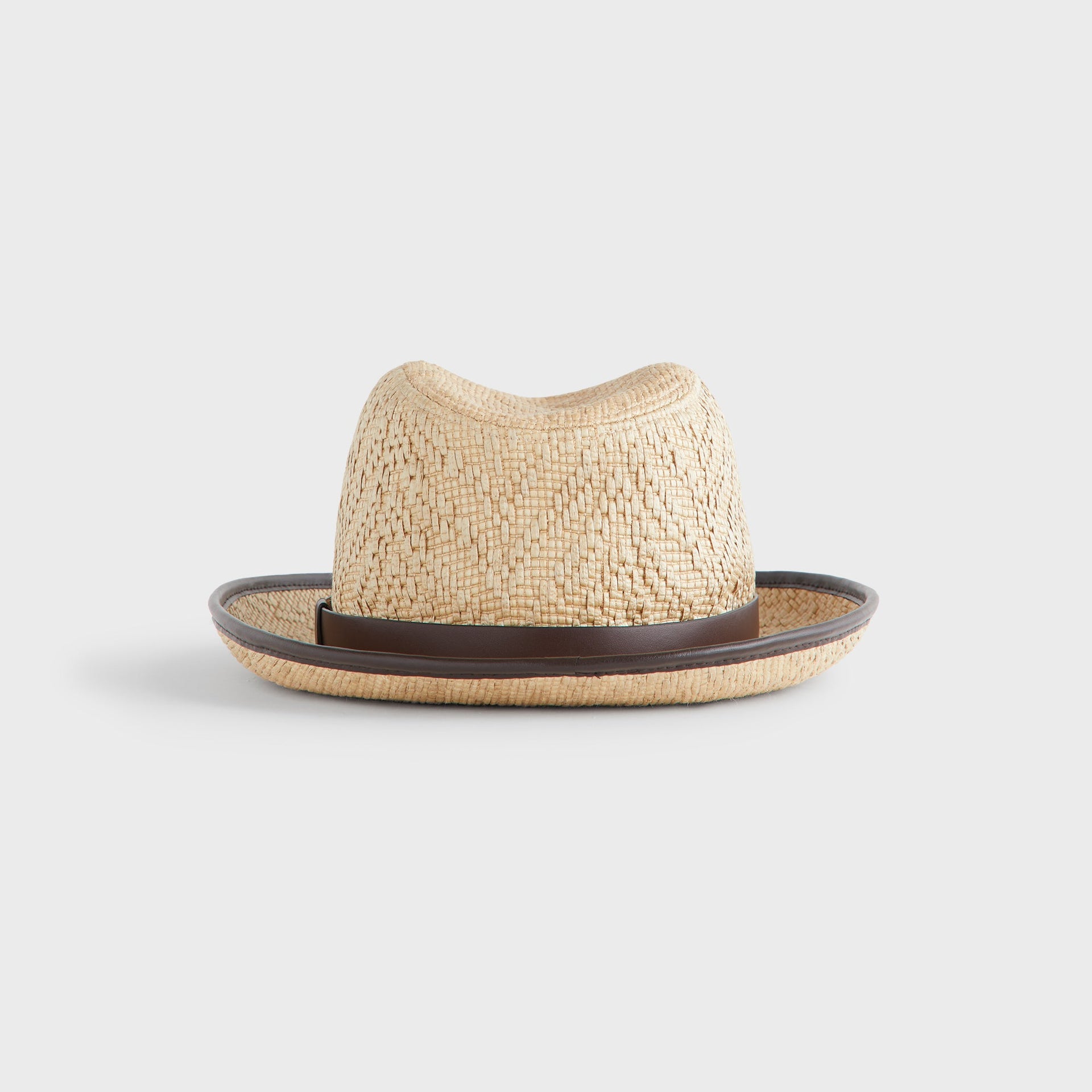 Giorgio Armani & Kith Paper Straw Fedora - Natural