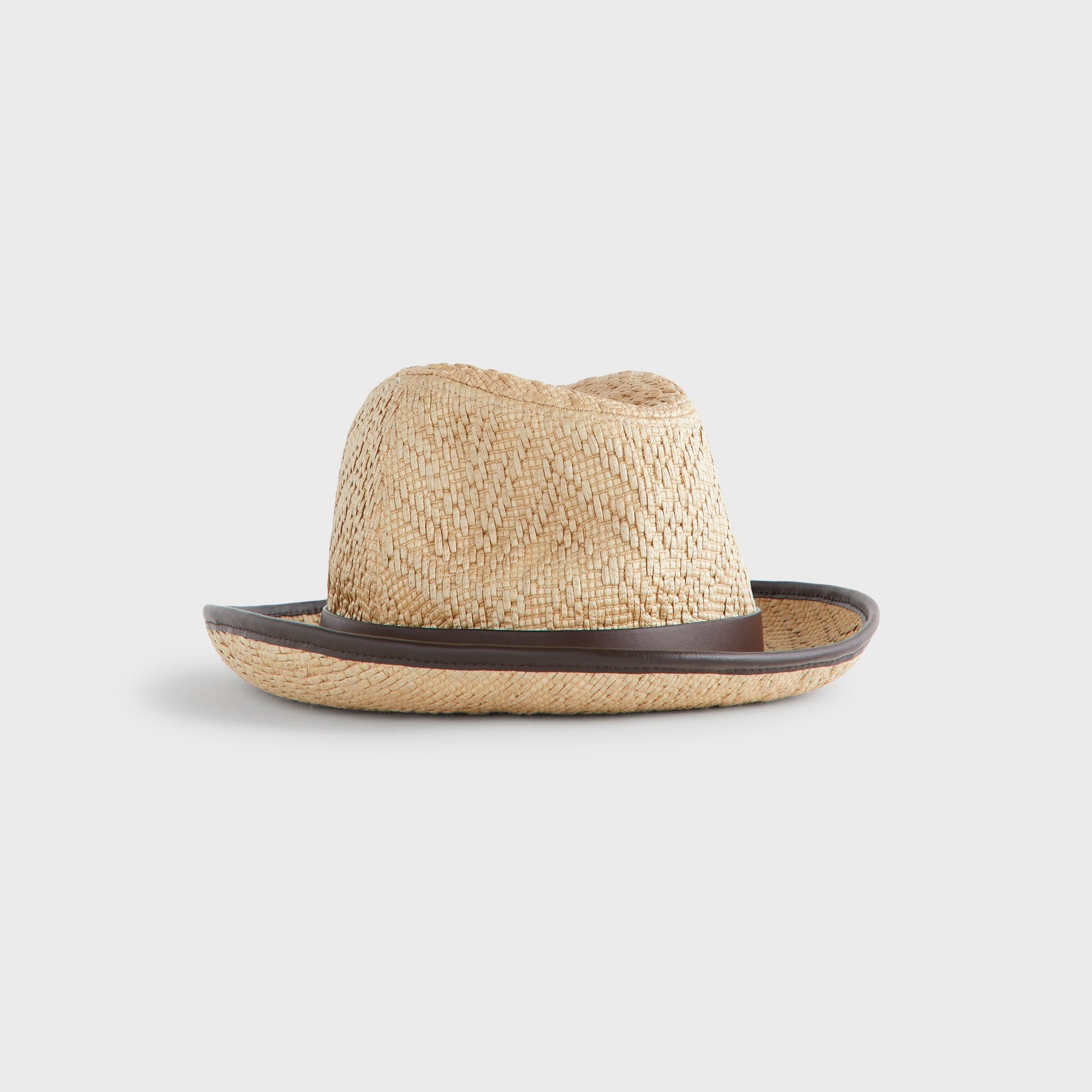 Giorgio Armani & Kith Paper Straw Fedora - Natural