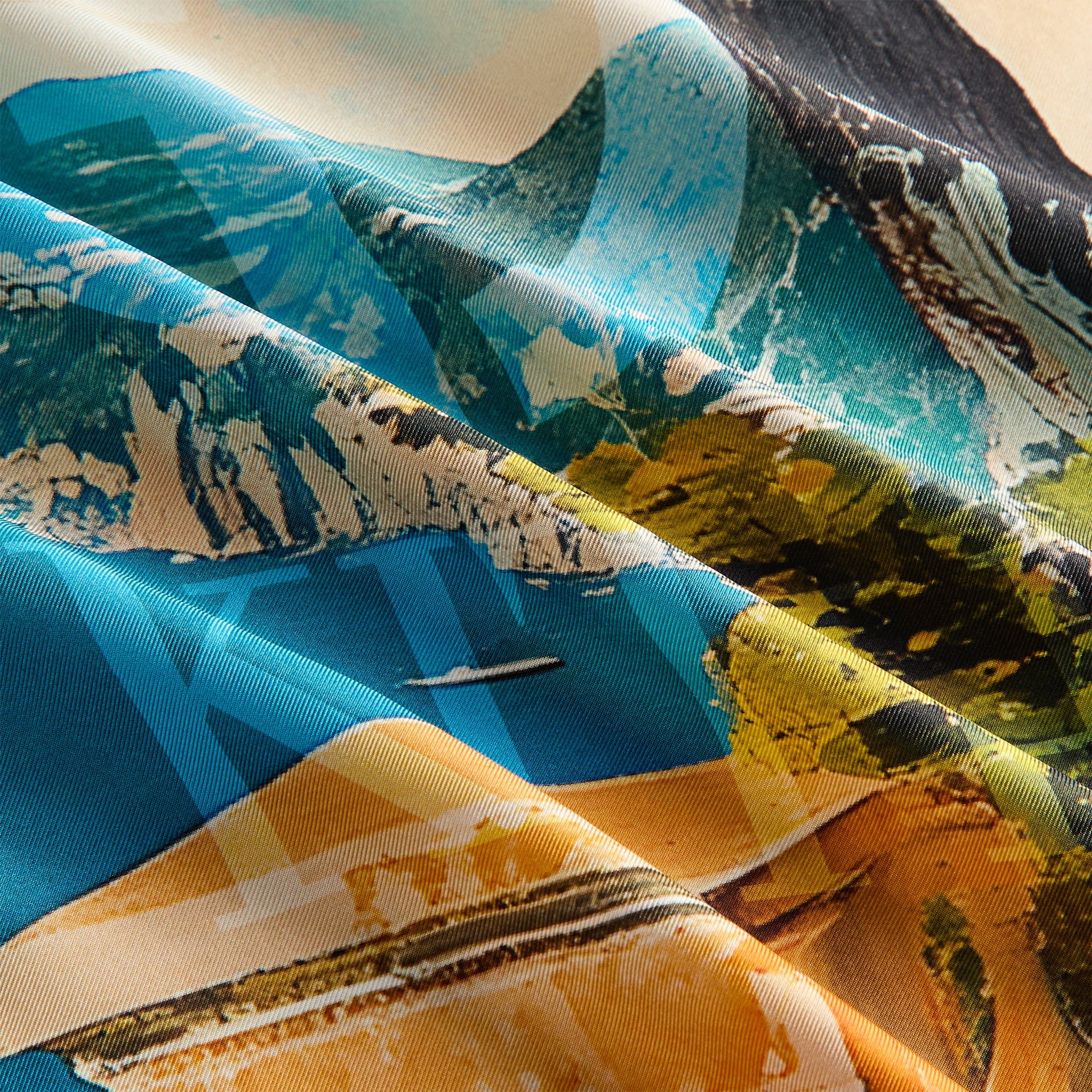 Giorgio Armani & Kith Capri Printed Silk Bandana - Multi