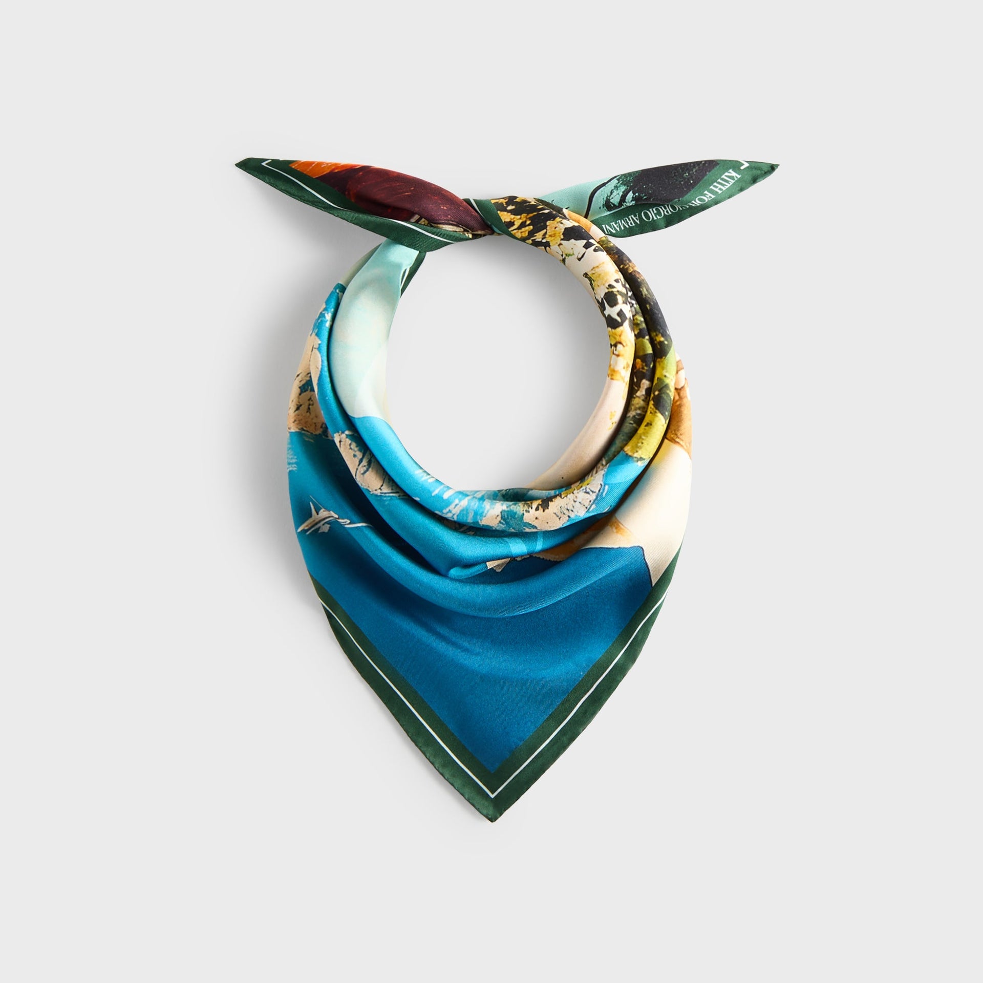 Giorgio Armani & Kith Capri Printed Silk Bandana - Multi