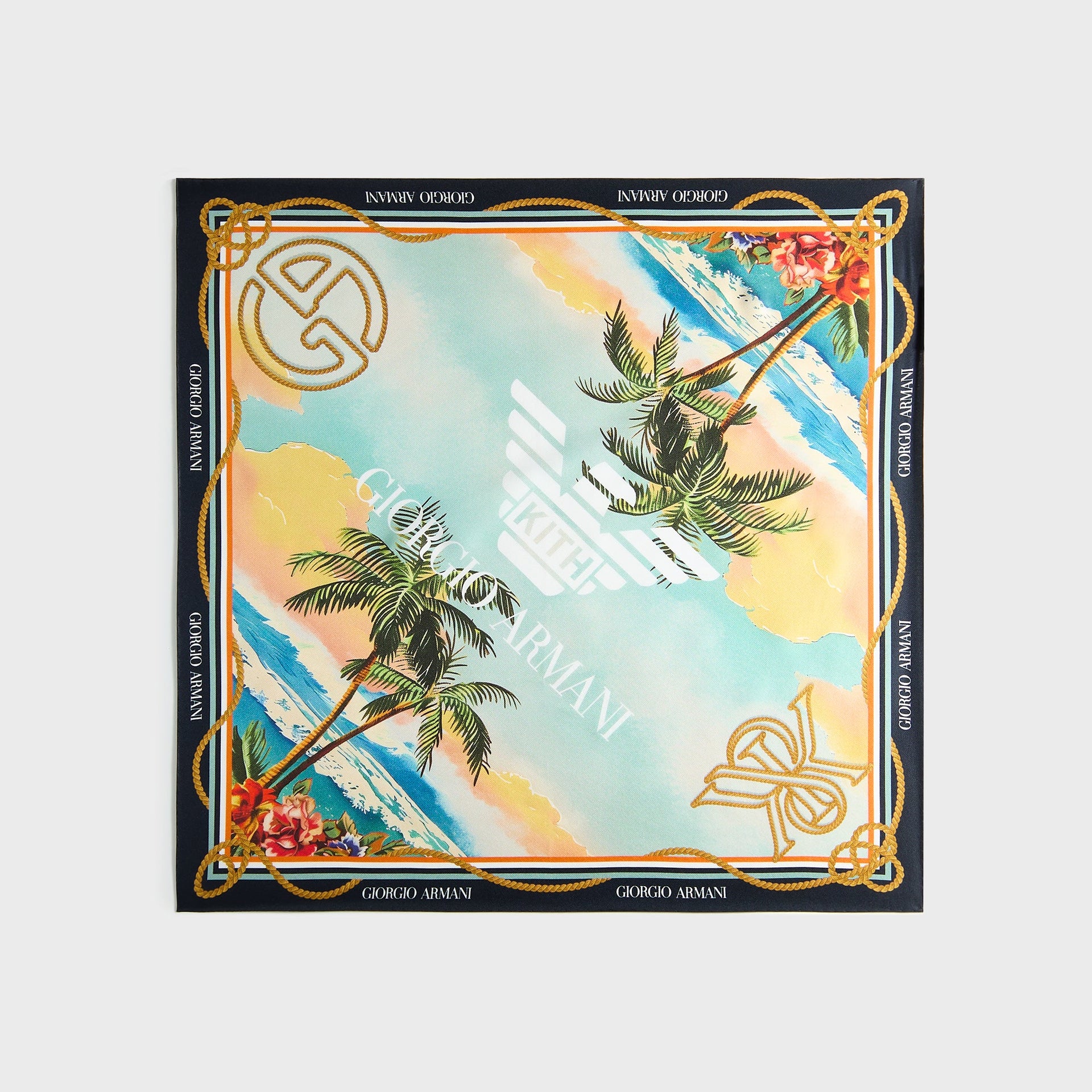 Giorgio Armani & Kith Scenic Printed Bandana - Multi