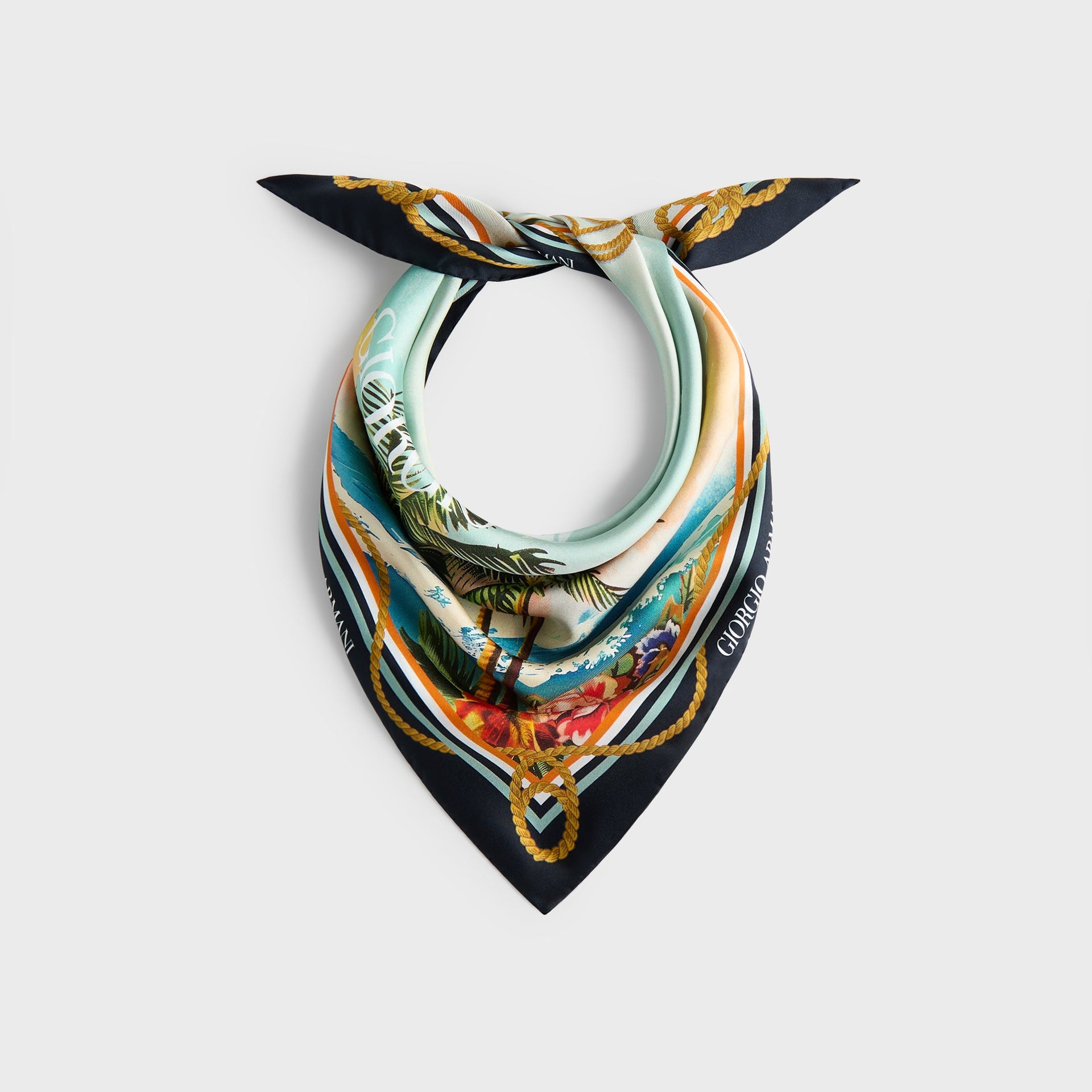 Giorgio Armani & Kith Scenic Printed Bandana - Multi