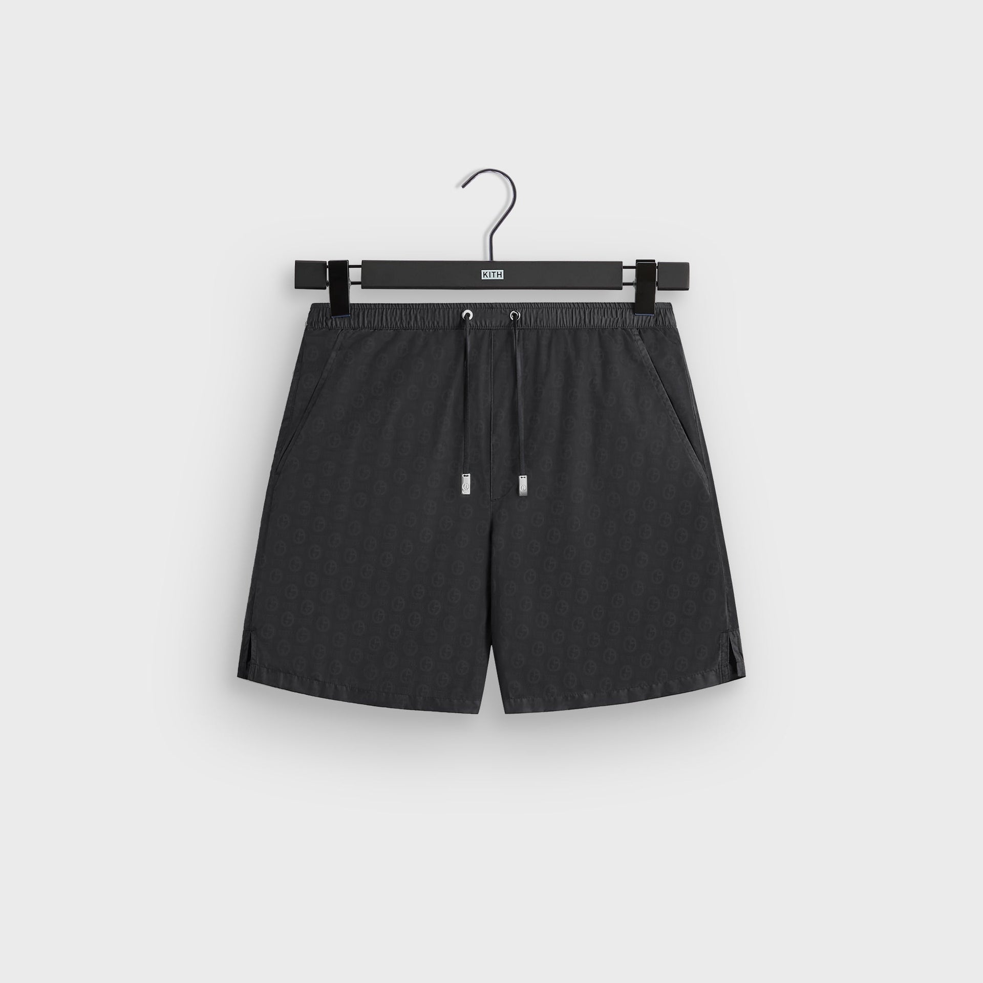 Giorgio Armani & Kith Jacquard Collins Swim Short - Black