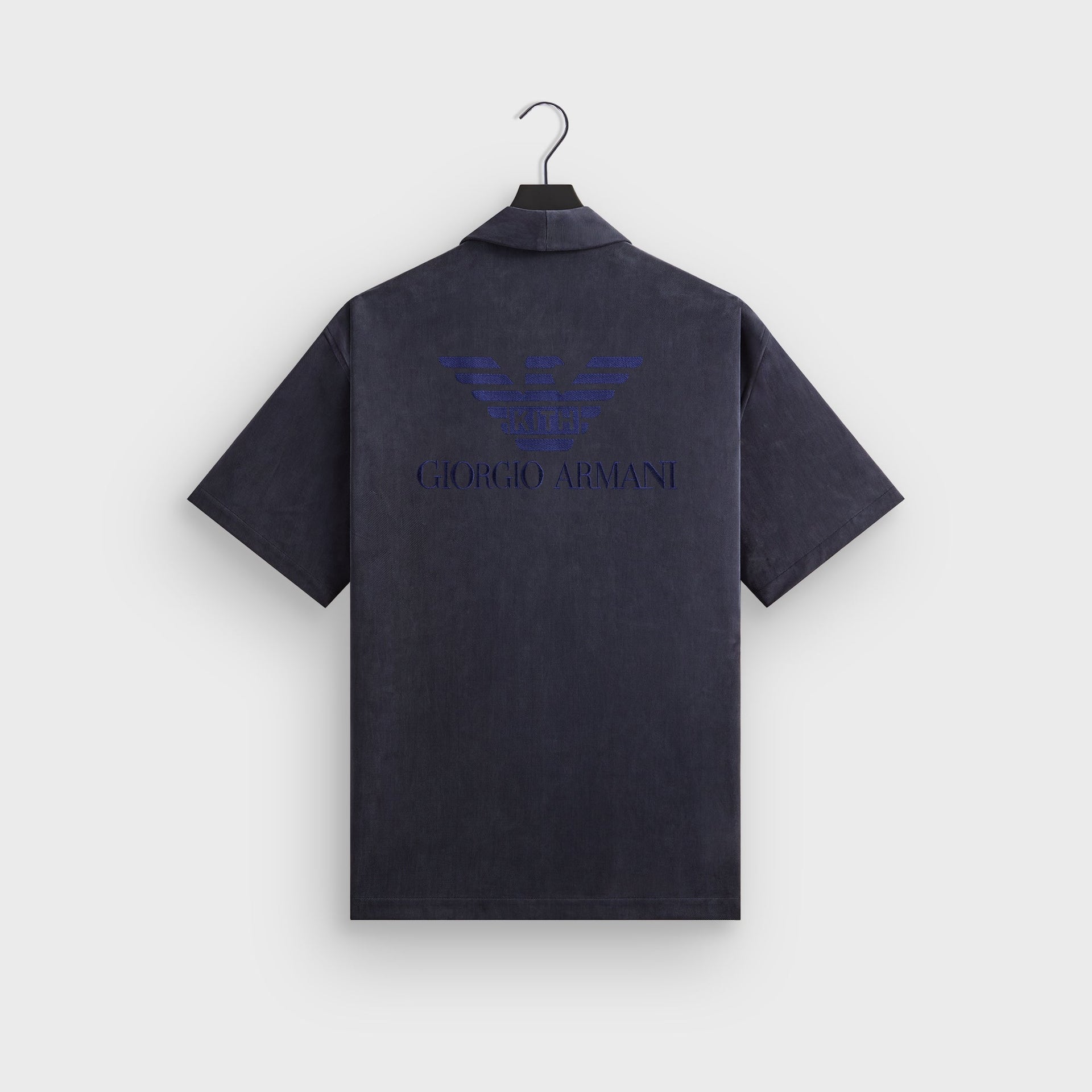 Giorgio Armani & Kith Short Sleeve Thompson Crossover Shirt - Nocturnal