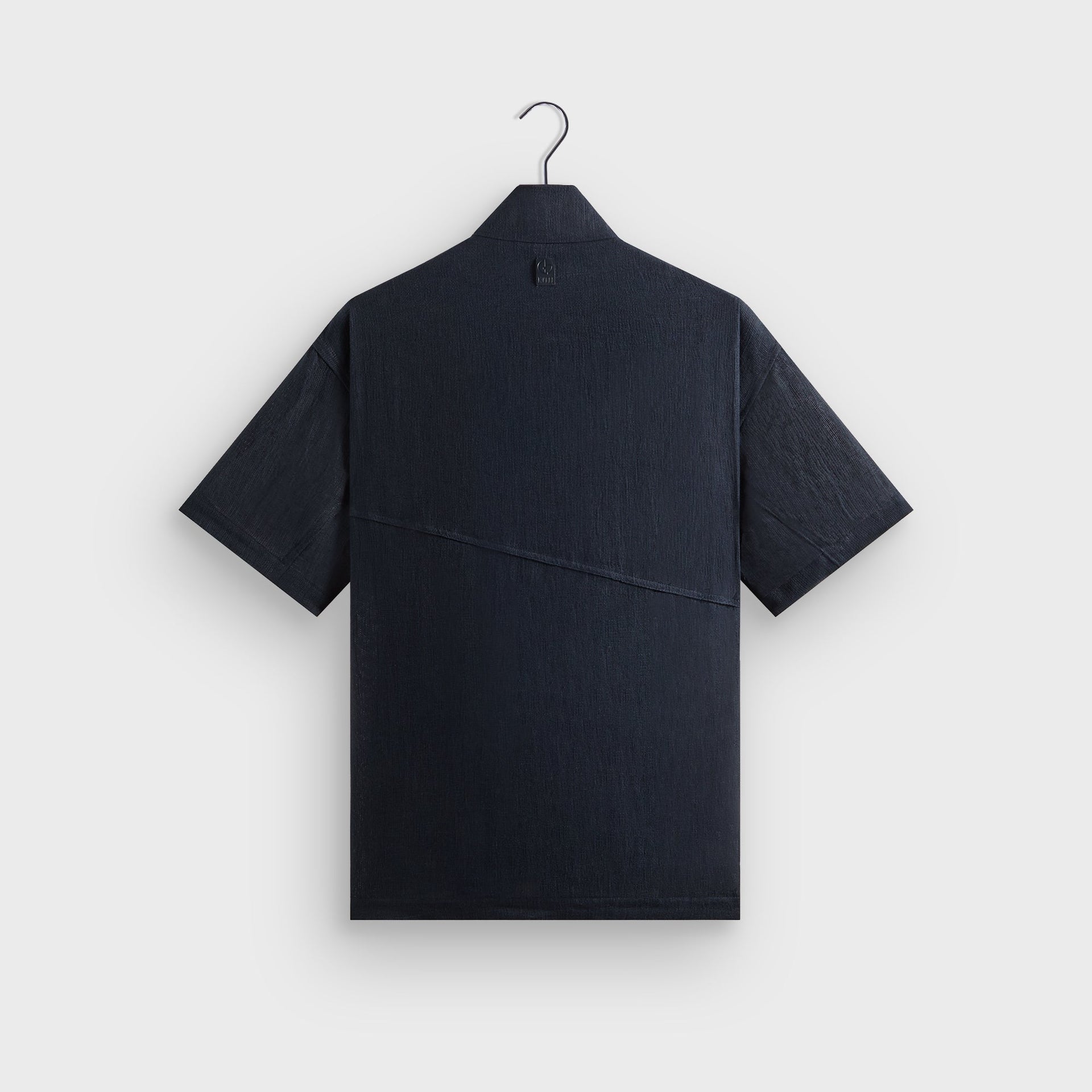 Giorgio Armani & Kith Open Weave Colton Zip-Up Shirt - Nocturnal