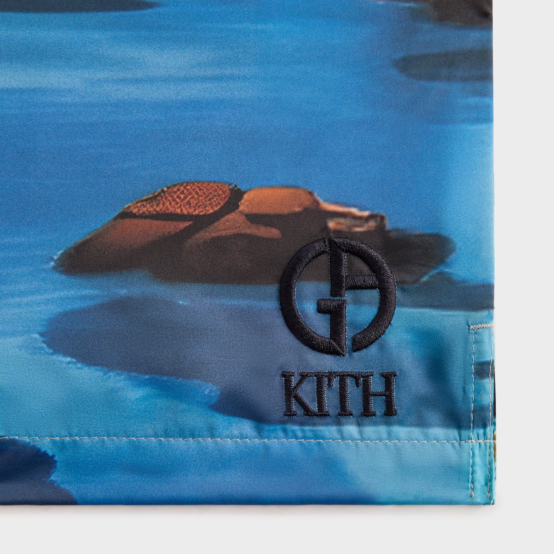 Giorgio Armani & Kith Sardinia Collins Swim Short - Multi