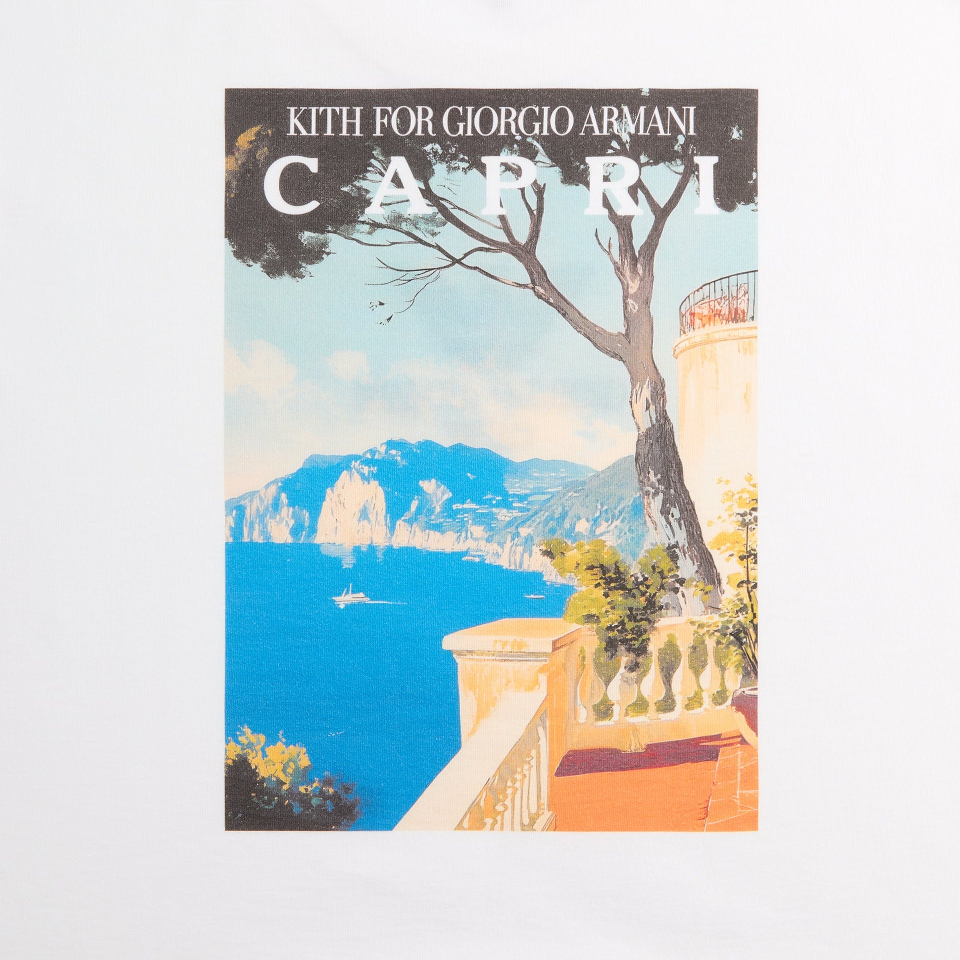 Giorgio Armani & Kith Capri Pocket Tee - White