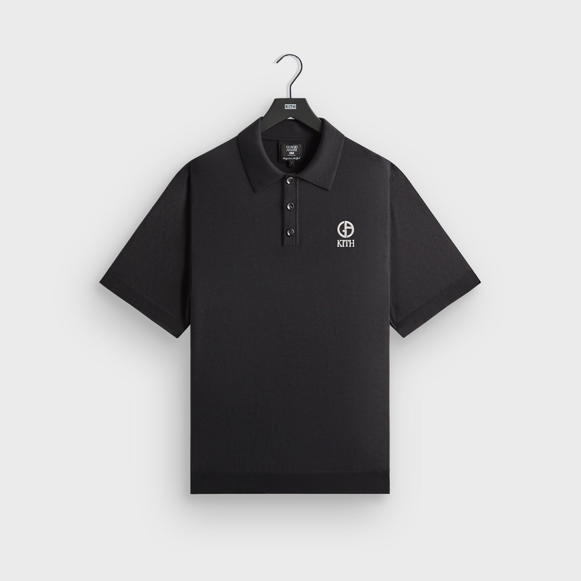 Giorgio Armani & Kith Tilden Knit Polo - Ghost