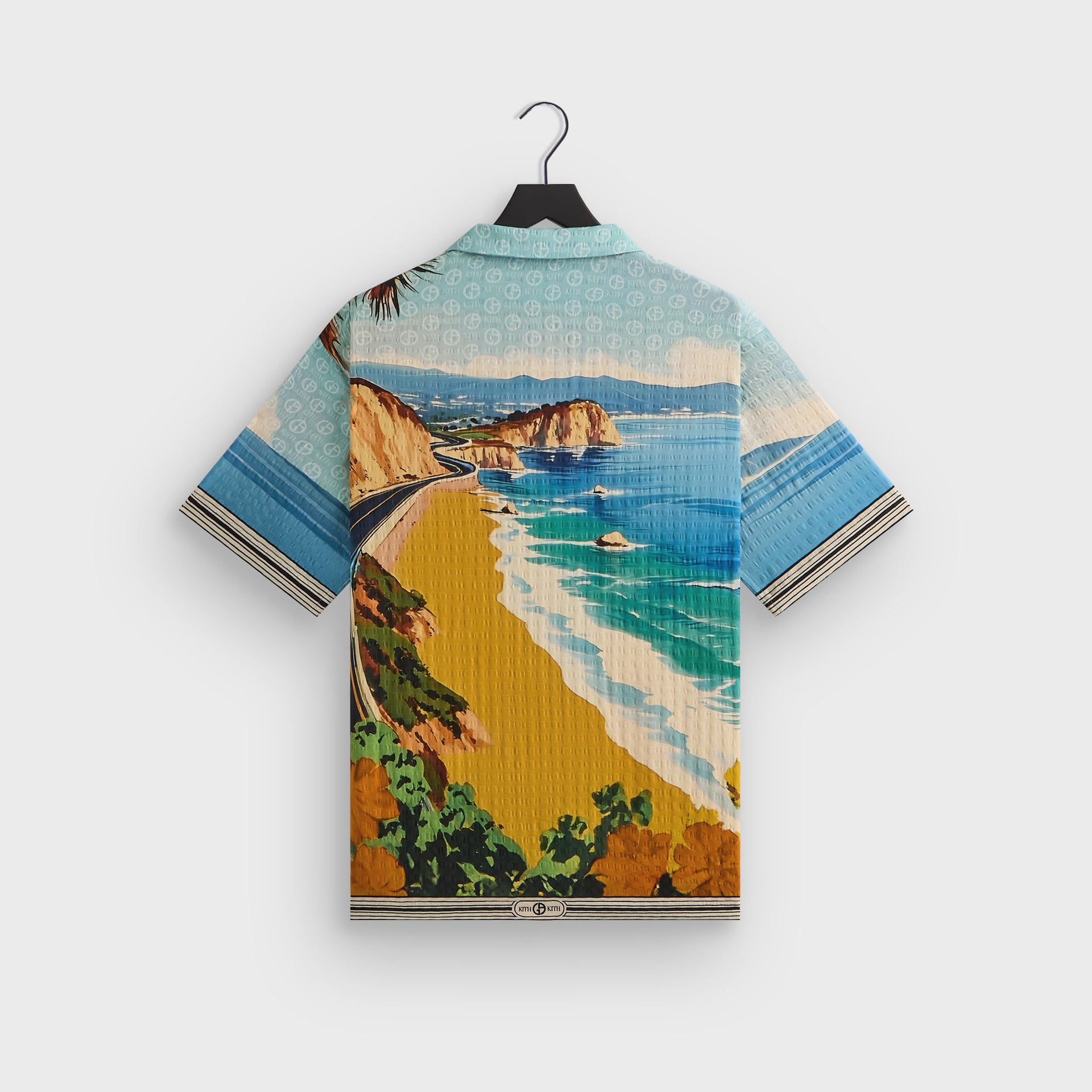 Giorgio Armani & Kith Malibu Short Sleeve Thompson Camp Collar Shirt - Multi