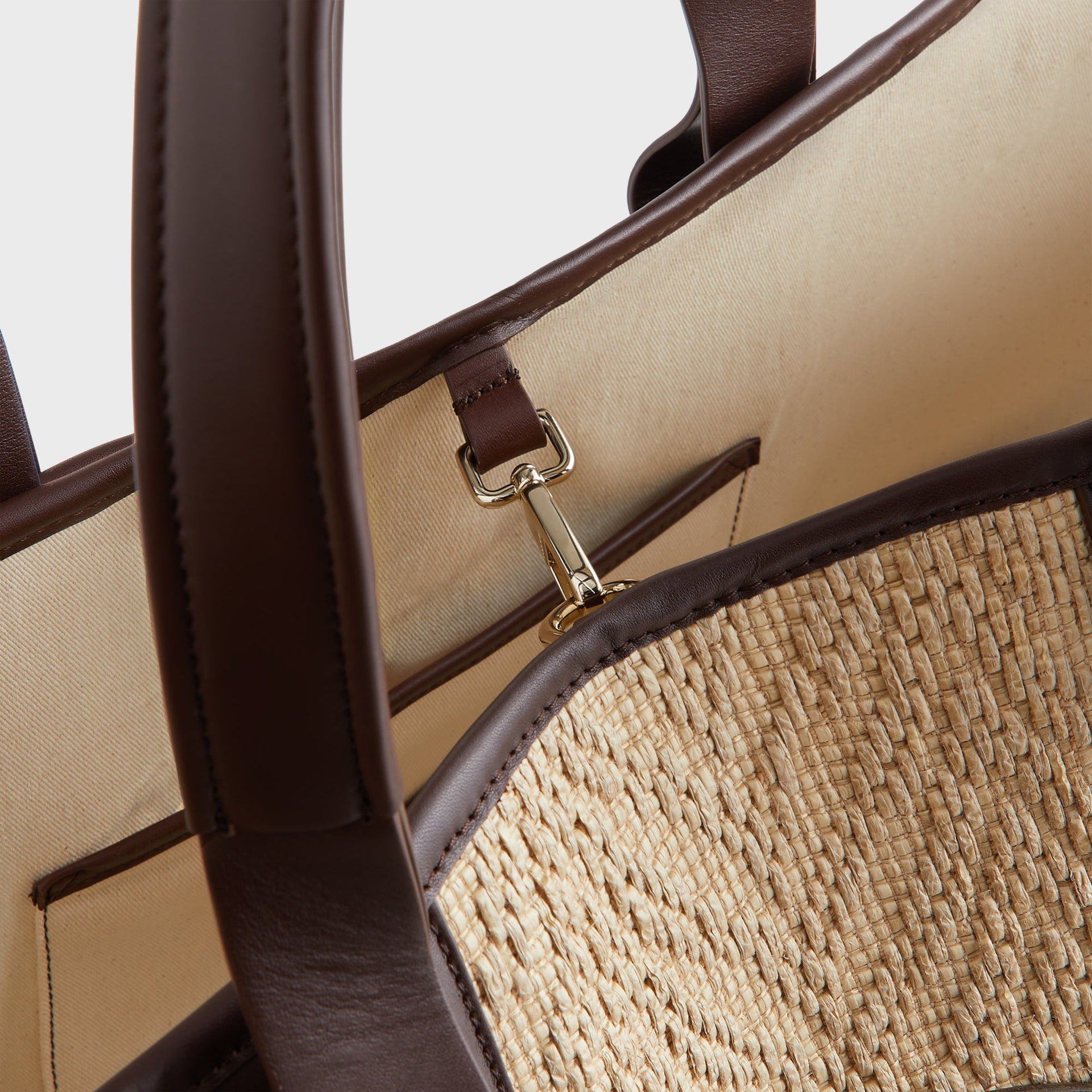 Giorgio Armani & Kith Raffia Tote - Natural Raffia