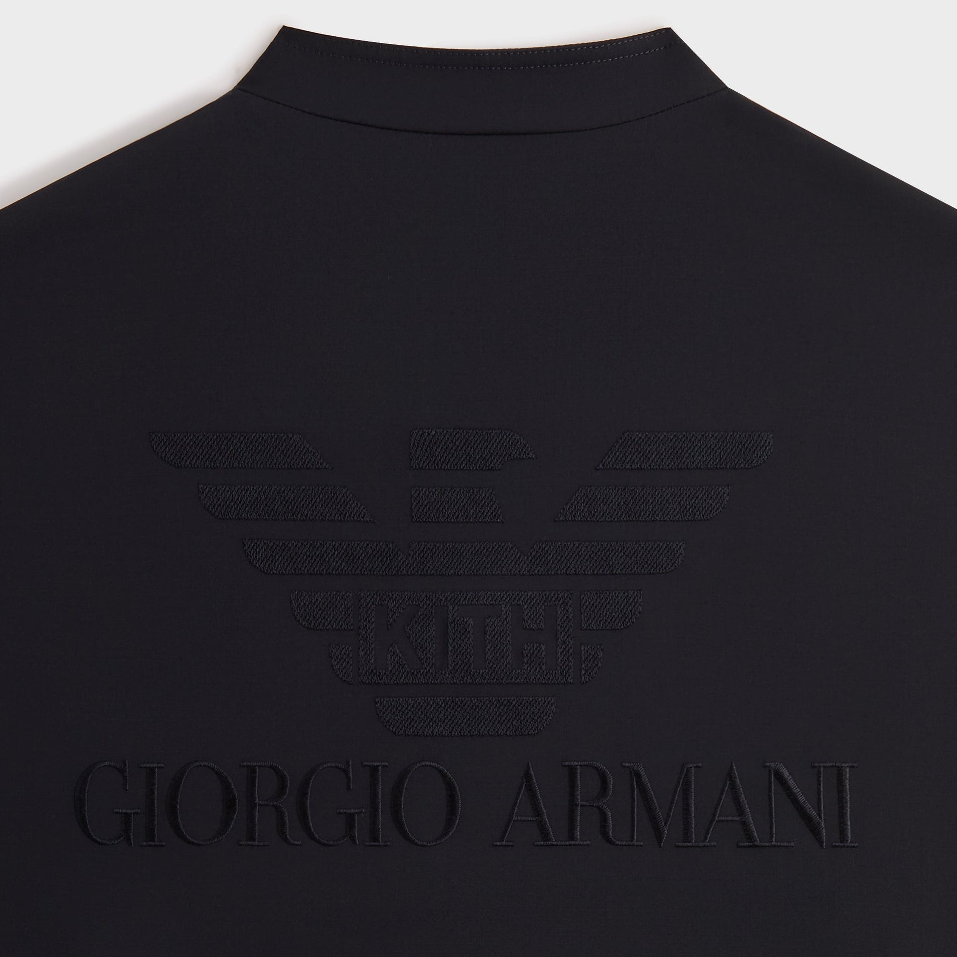 Giorgio Armani & Kith Collarless Bomber Jacket - Admiral
