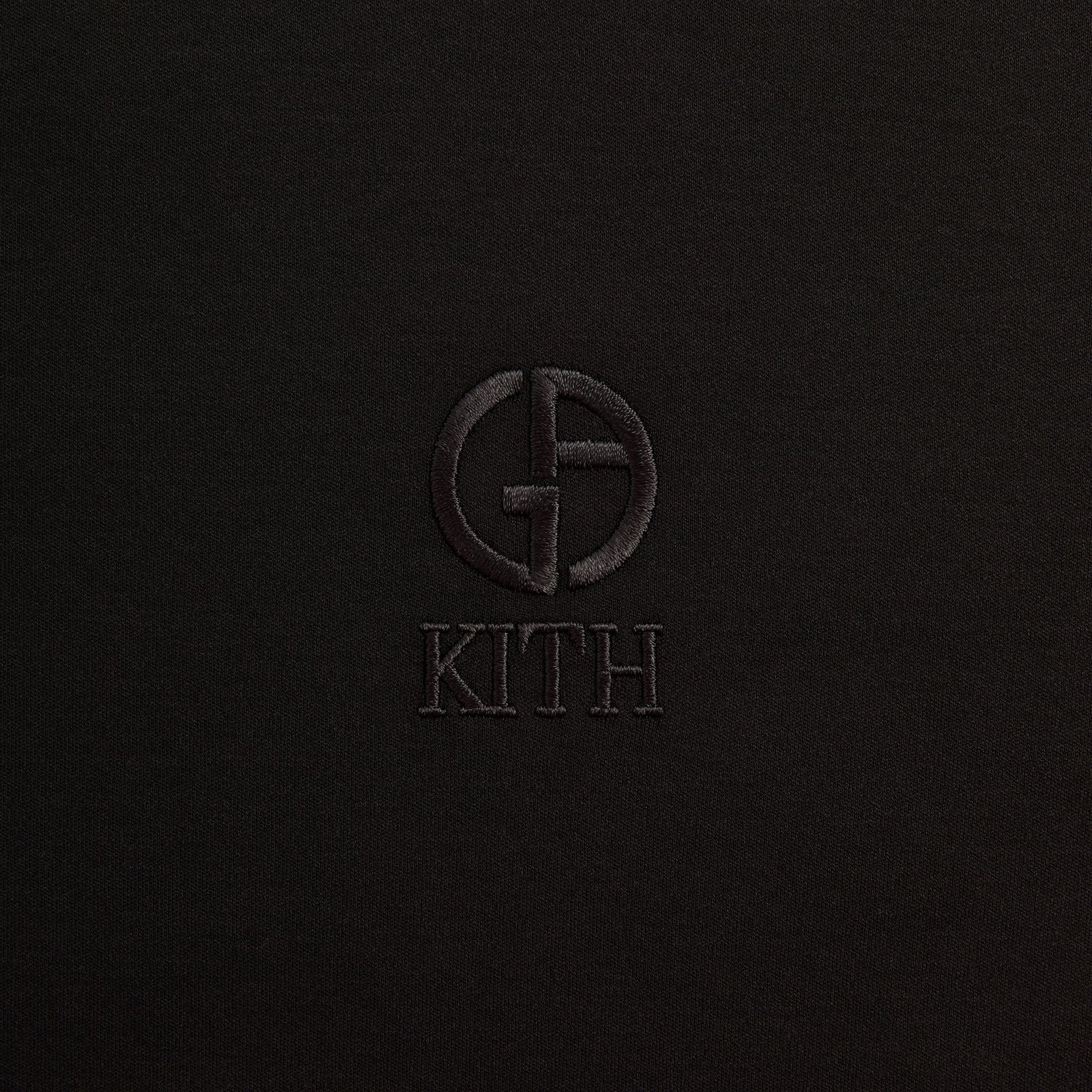 Giorgio Armani & Kith Logo Tee - Black