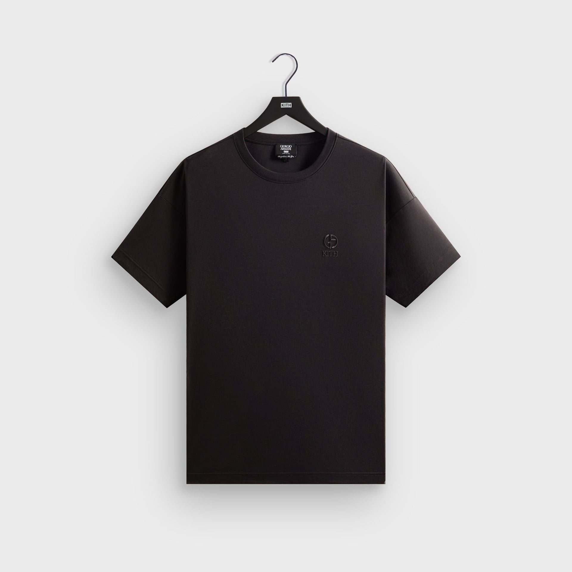 Giorgio Armani & Kith Logo Tee - Black