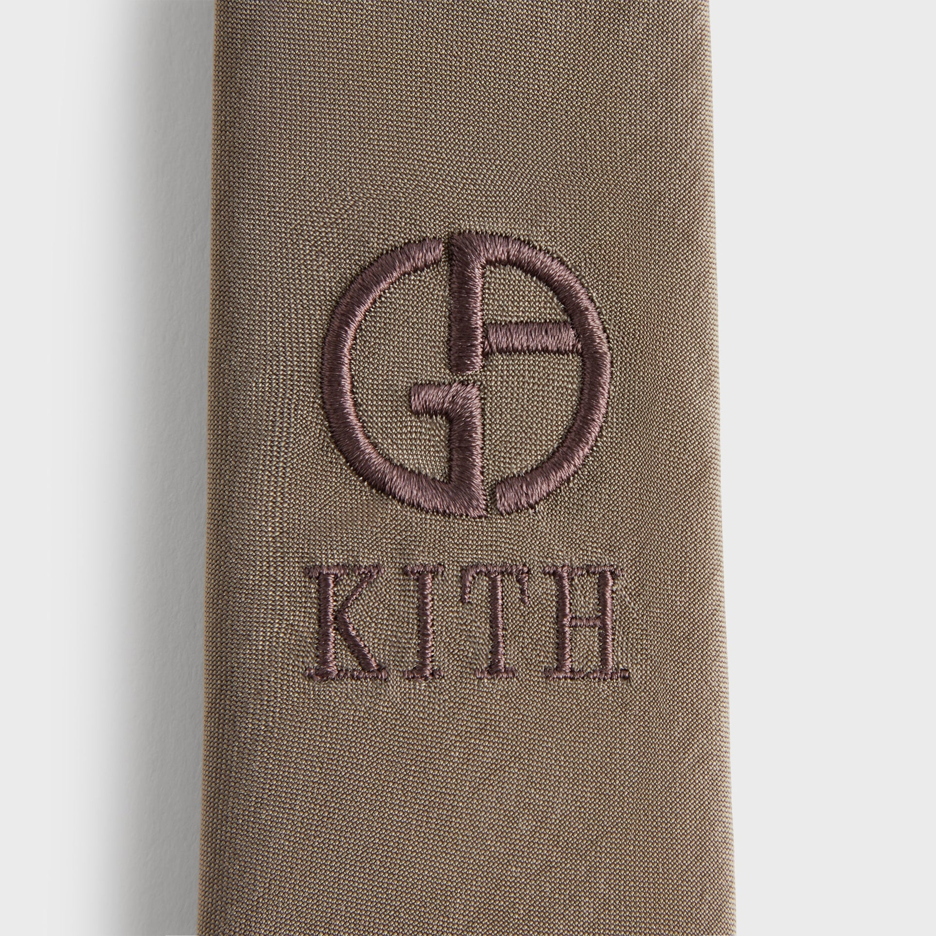 Giorgio Armani & Kith Silk Tie - Gravel