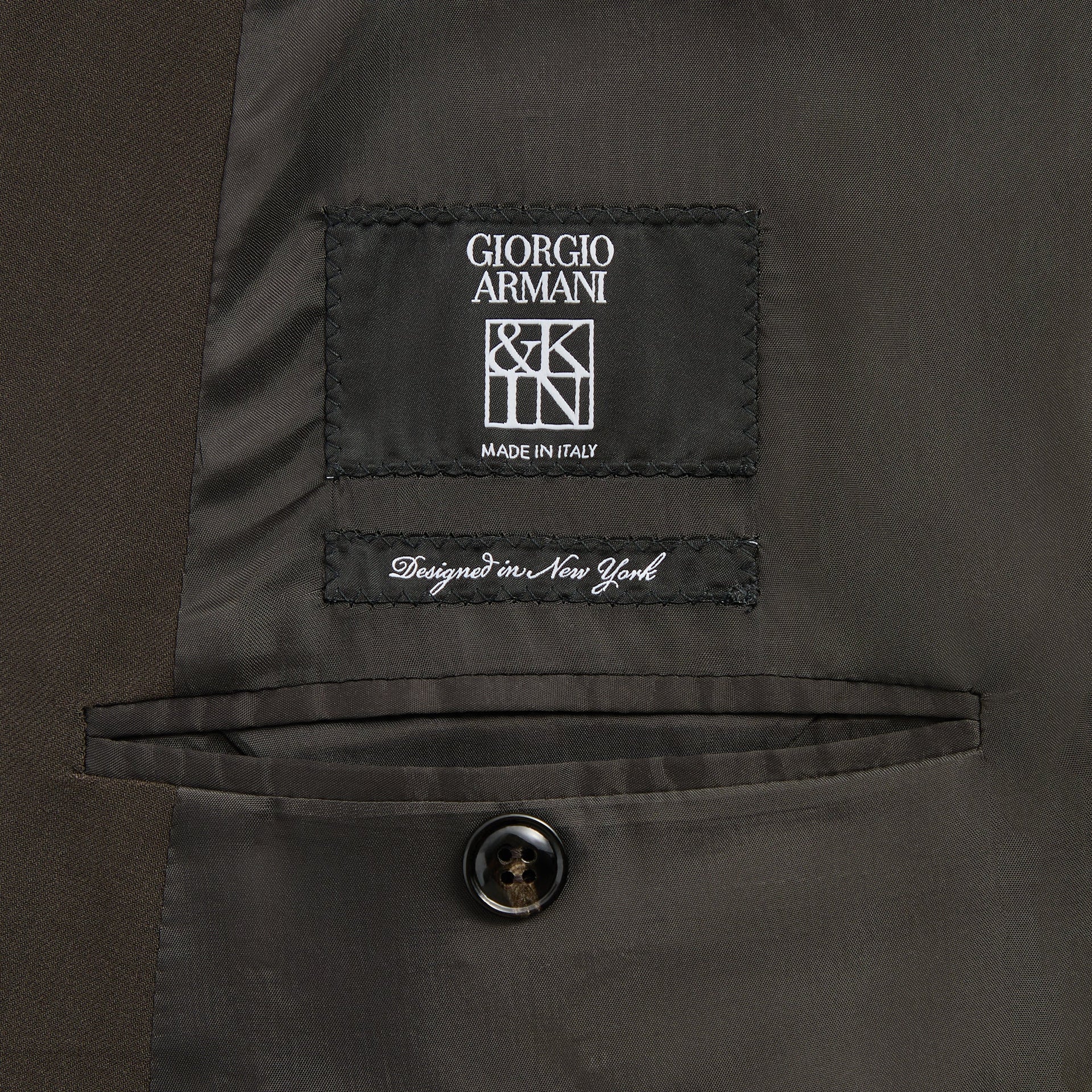 Giorgio Armani & Kith &Kin The Artist Virgin Wool Double-Breasted Jacket - Kindling