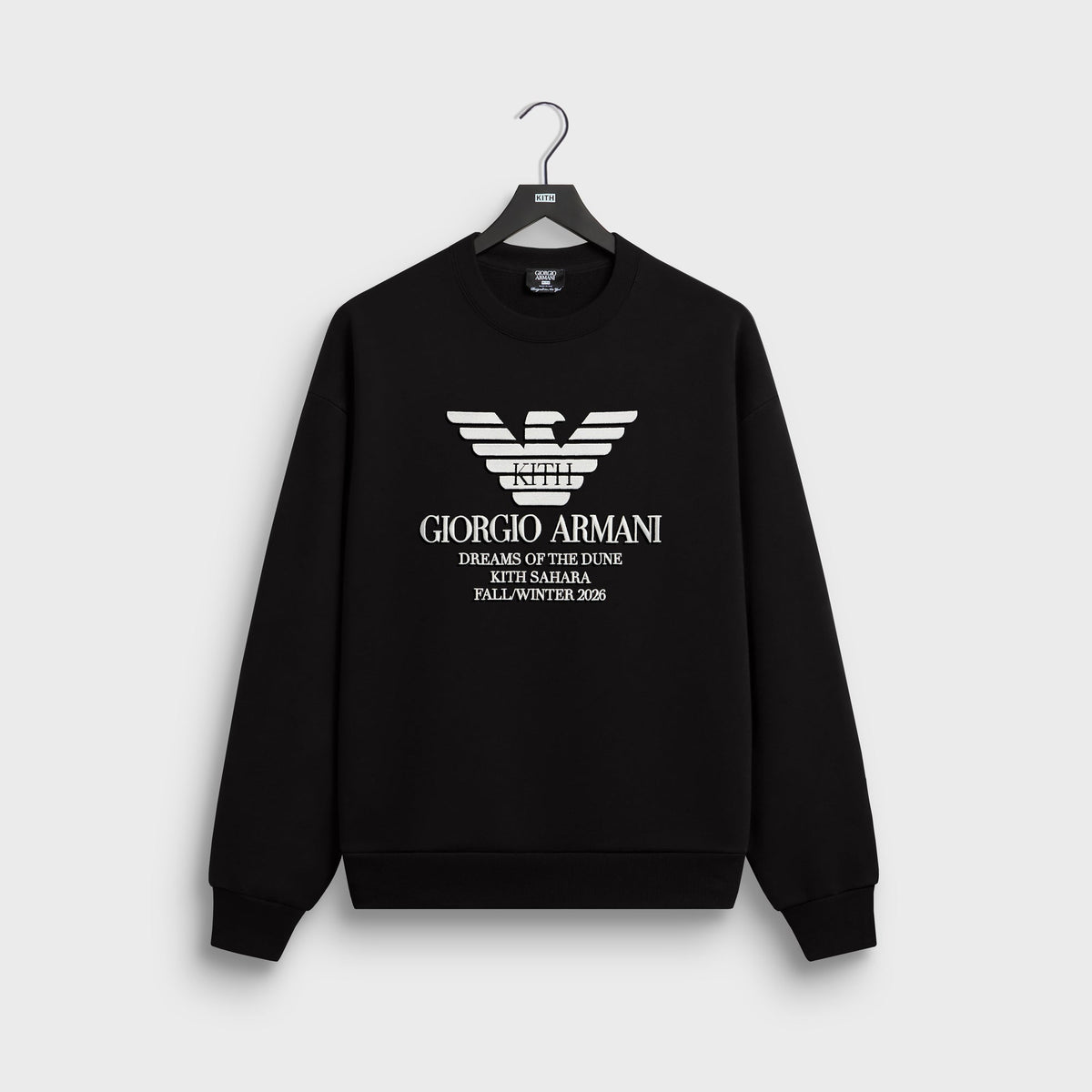Giorgio Armani & Kith Nelson Crewneck - Nero