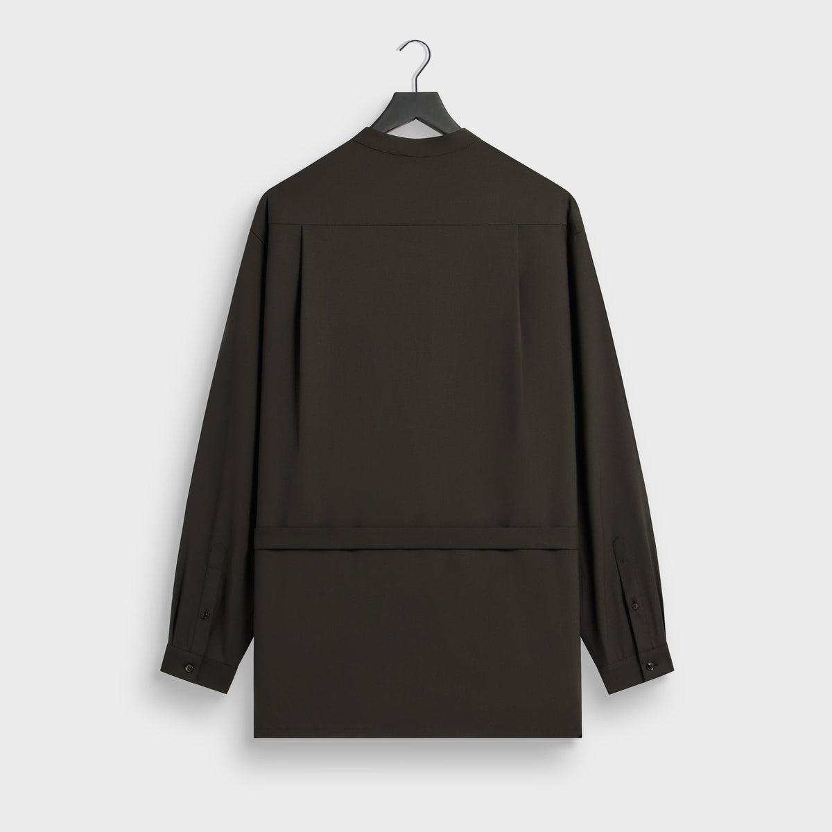 Giorgio Armani & Kith Virgin Wool Belted Shirt - Ganache