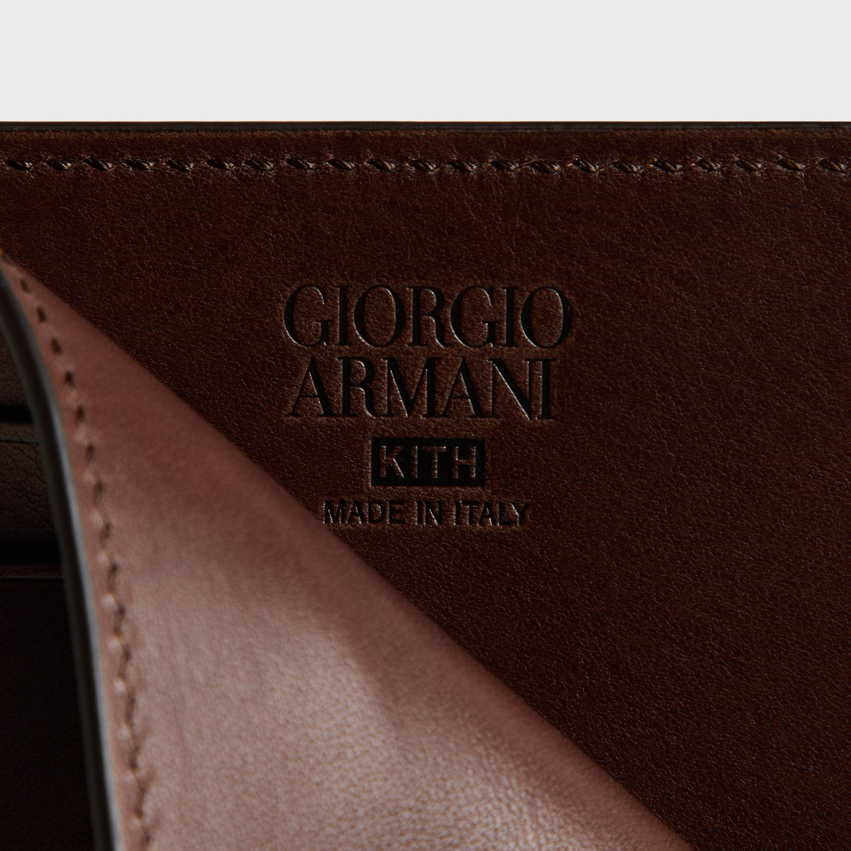 Giorgio Armani & Kith Card Holder - Ebony