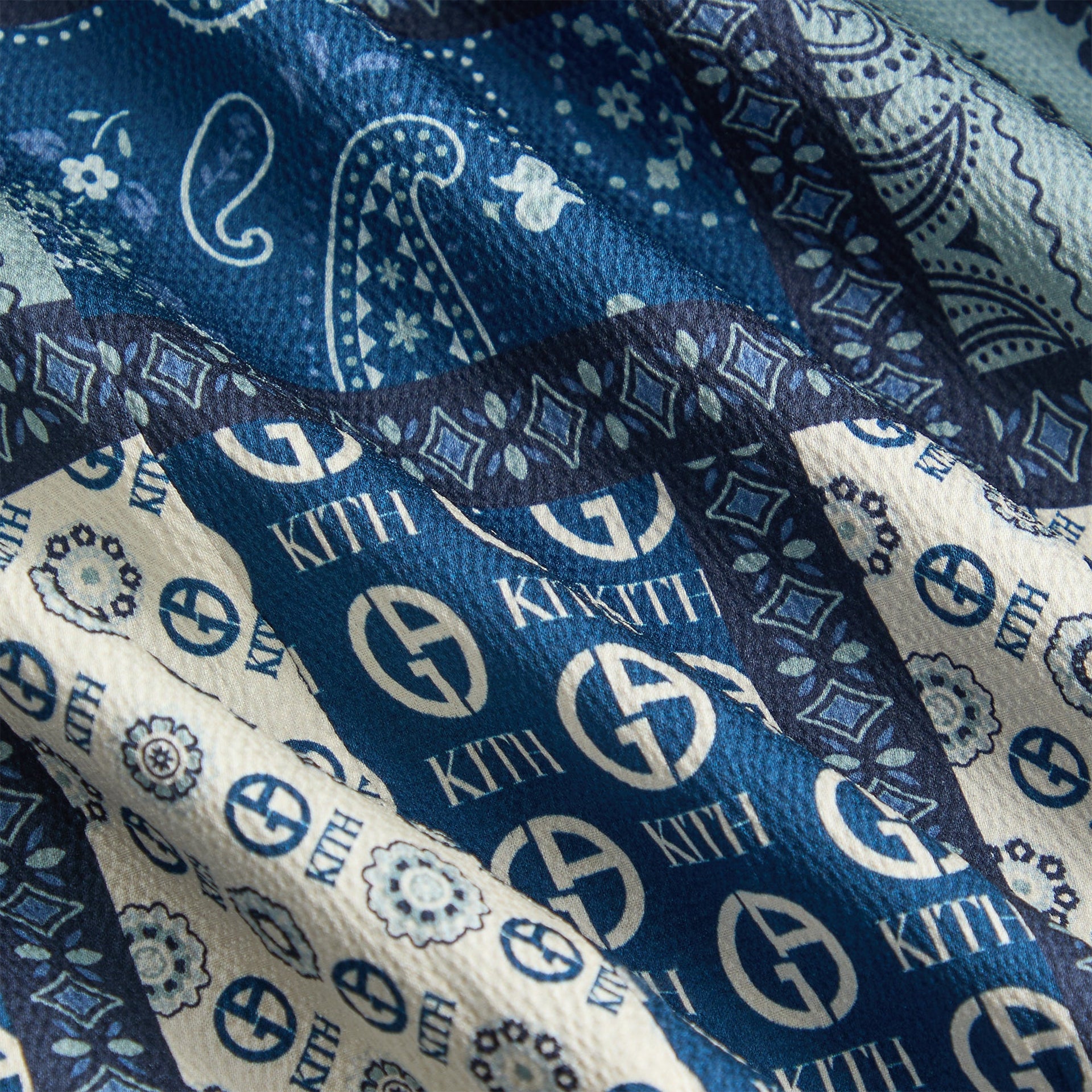 Giorgio Armani & Kith Women Hammered Silk Kimono - Nocturnal