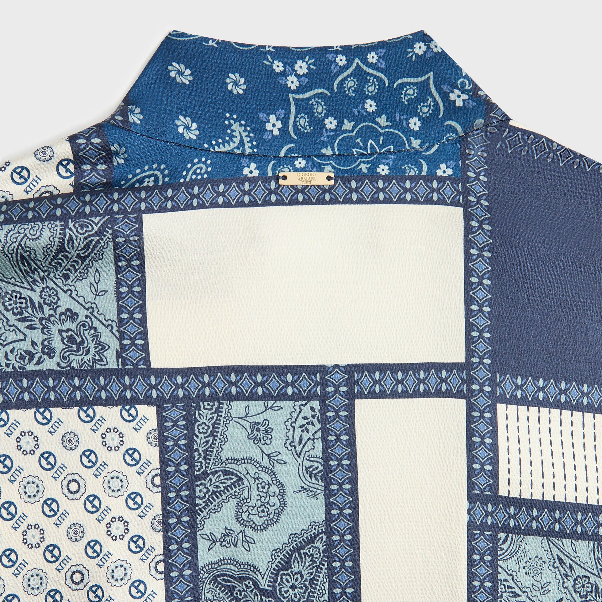 Giorgio Armani & Kith Women Hammered Silk Kimono - Nocturnal