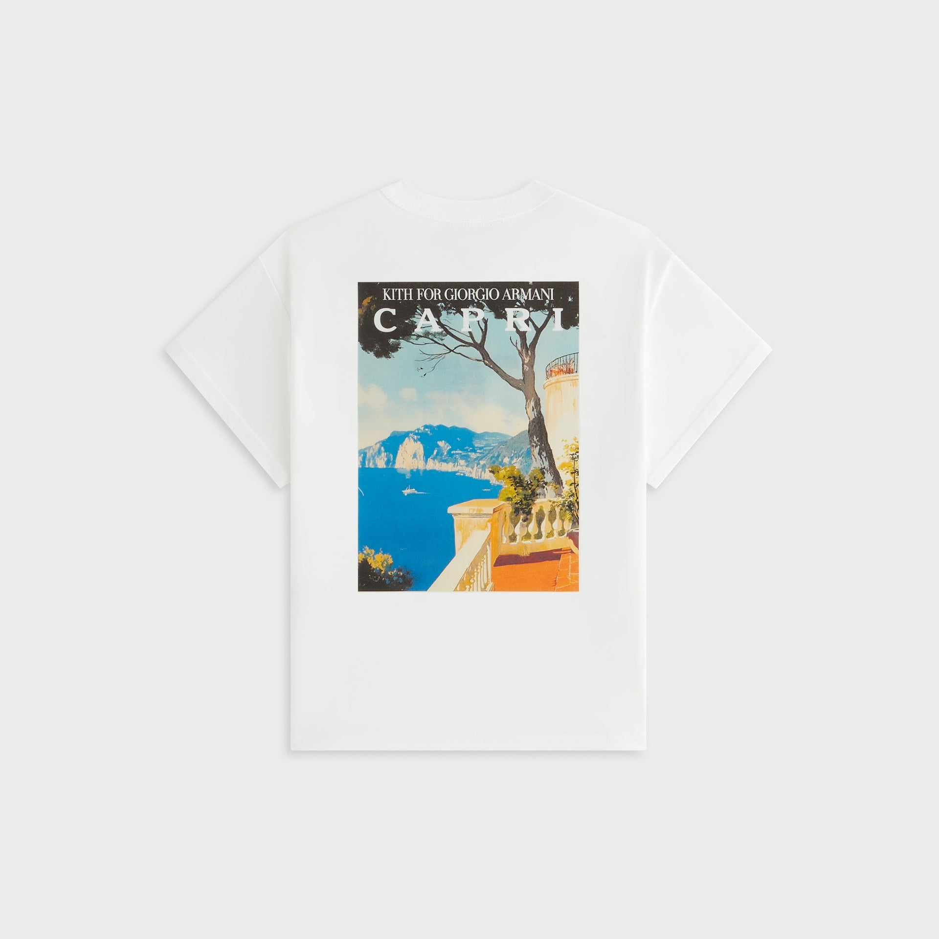 Giorgio Armani & Kith Women Capri Mulberry Tee - Wihte