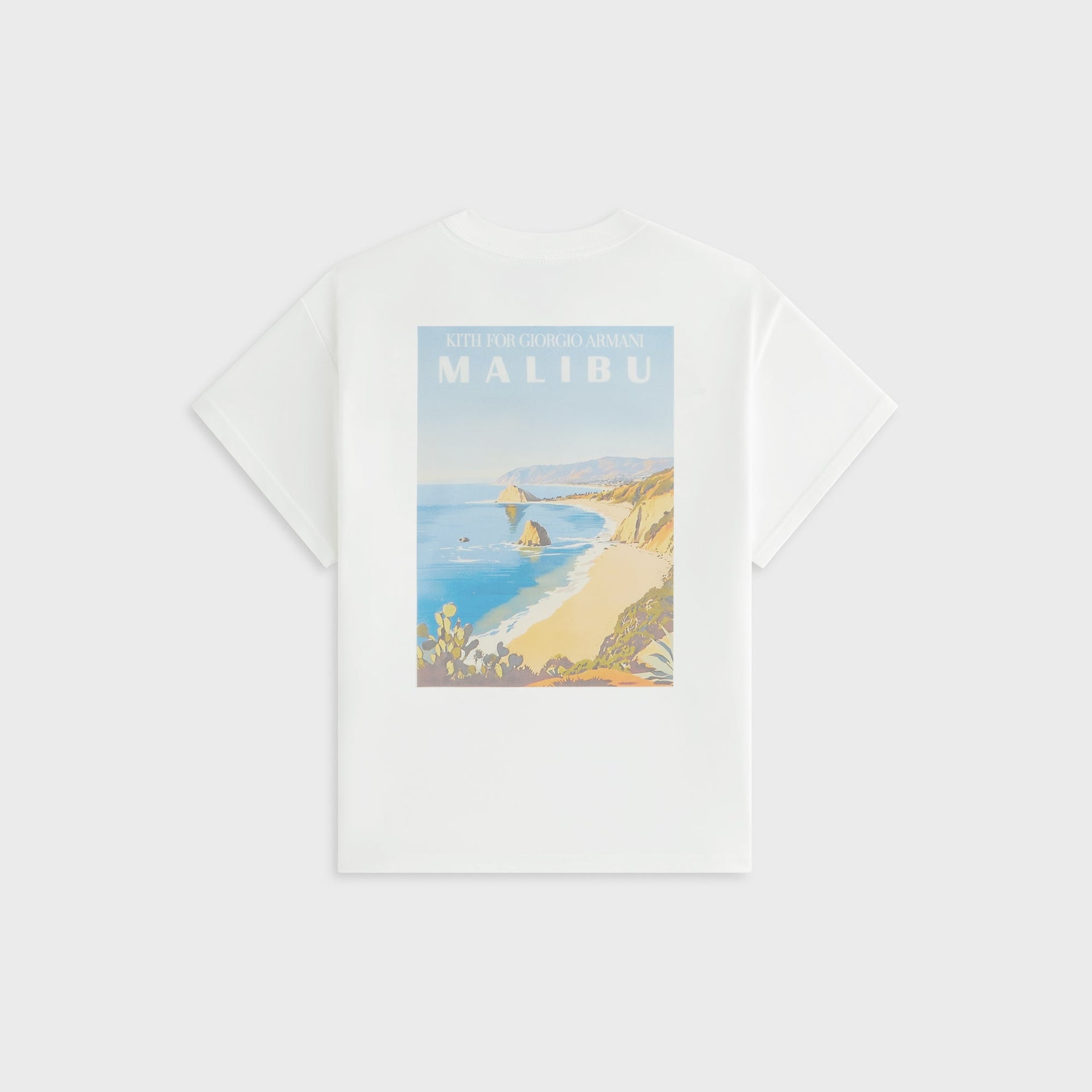 Giorgio Armani & Kith Women Malibu Mulberry Tee - White