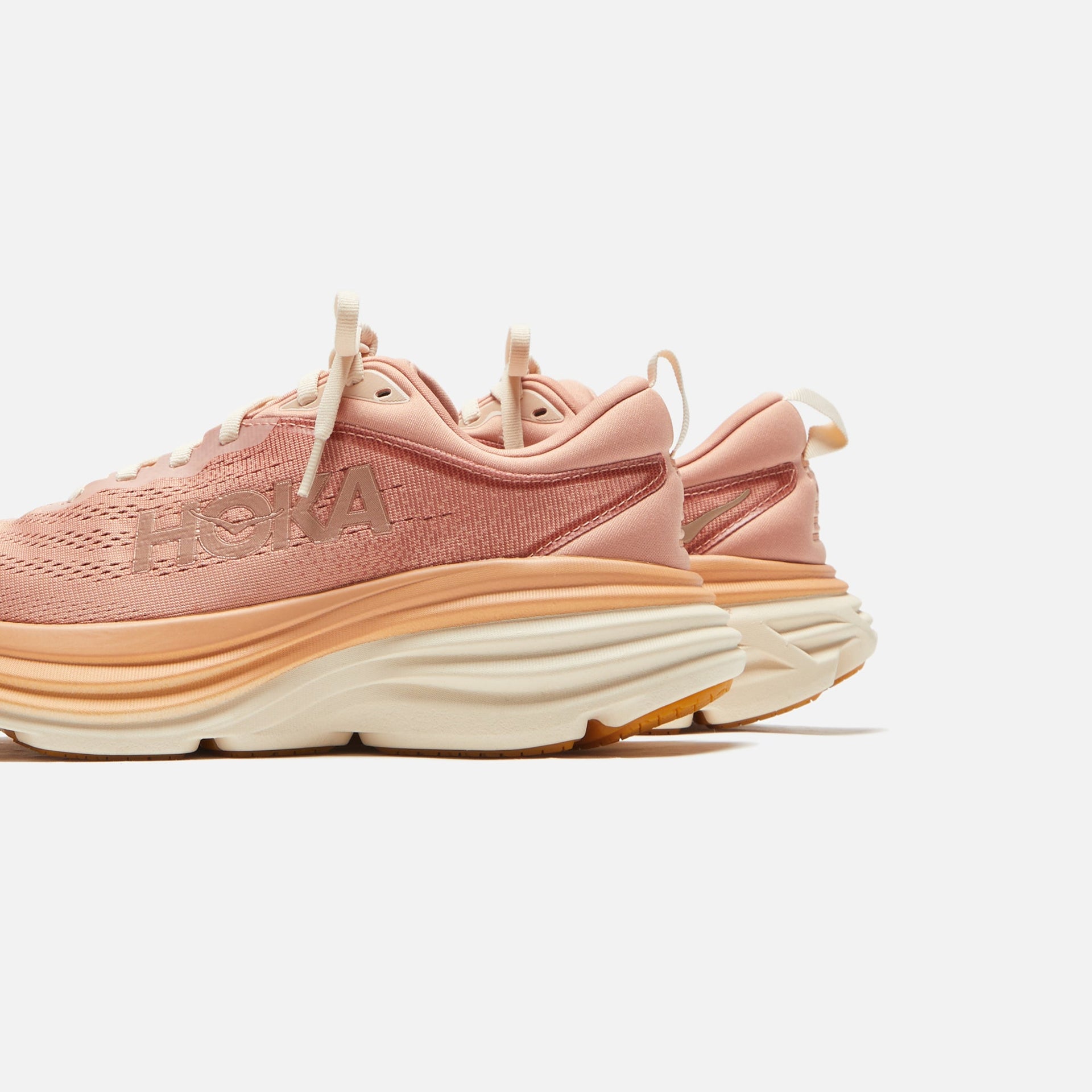 HOKA WMNS Bondi 8 - Grès / Crème