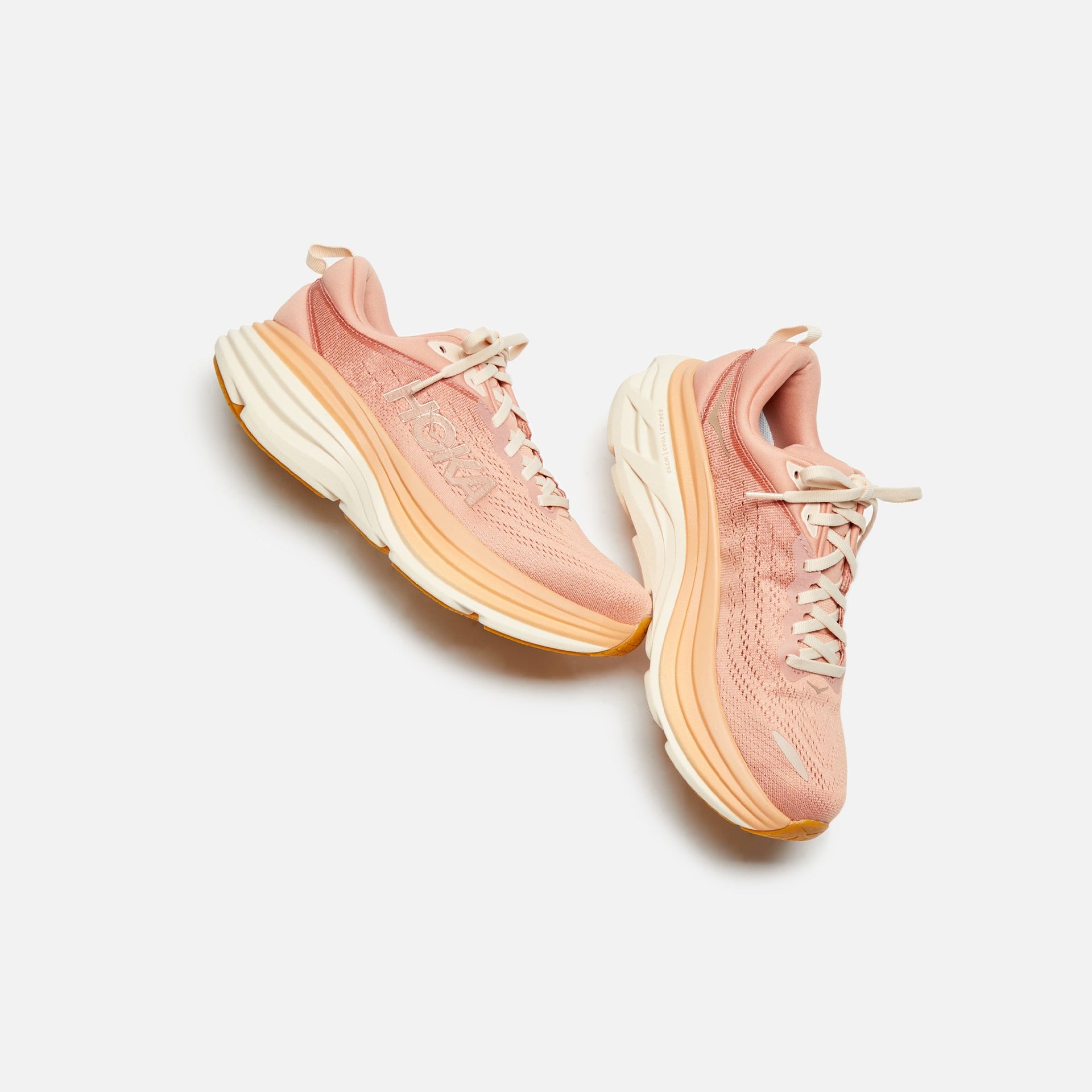 HOKA WMNS Bondi 8 - Grès / Crème