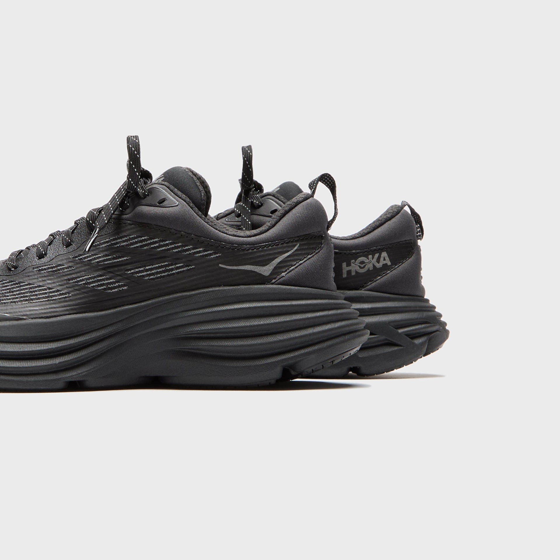 HOKA One One Bondi 8 TS Caged - Black / Black