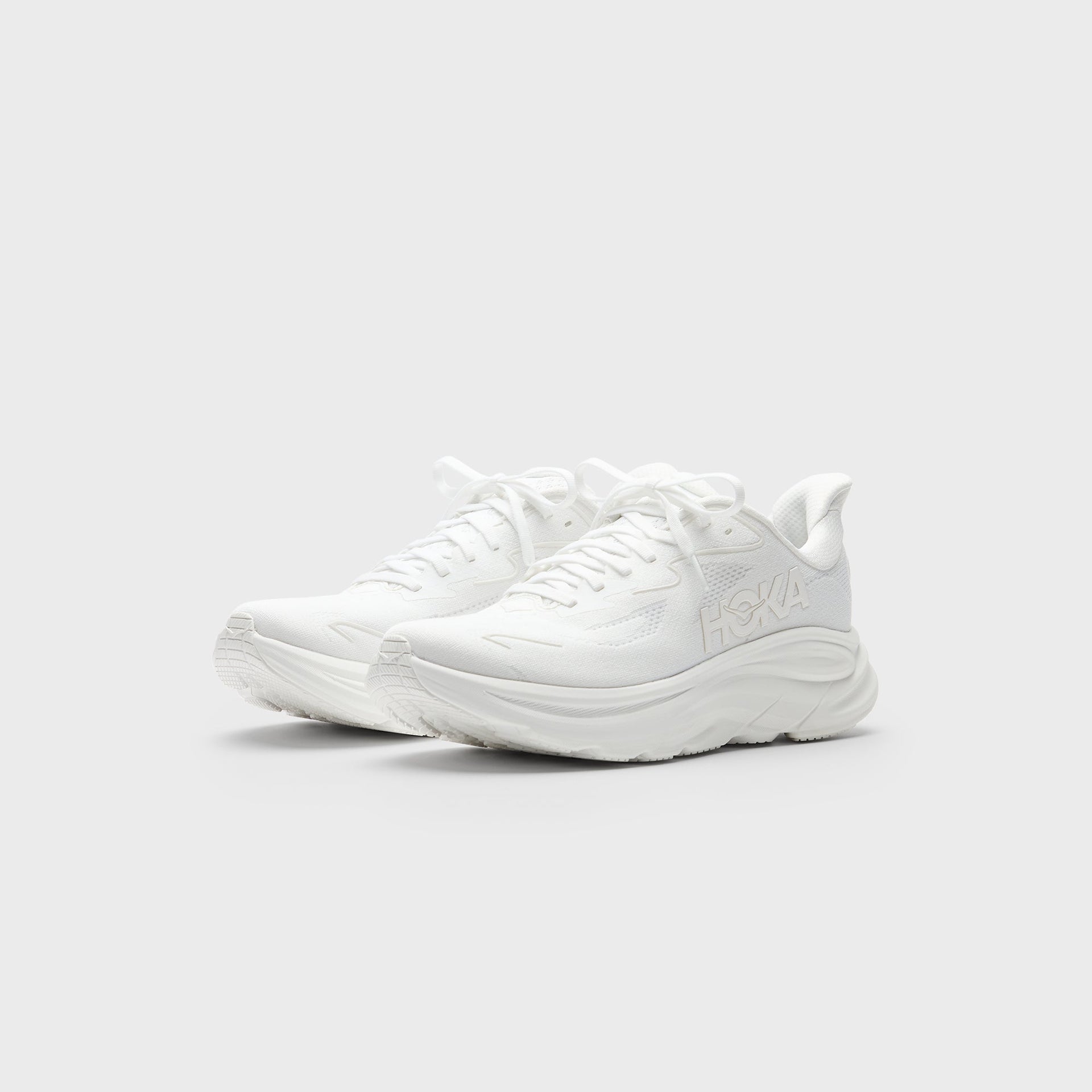 HOKA Clifton 10 - White / Black