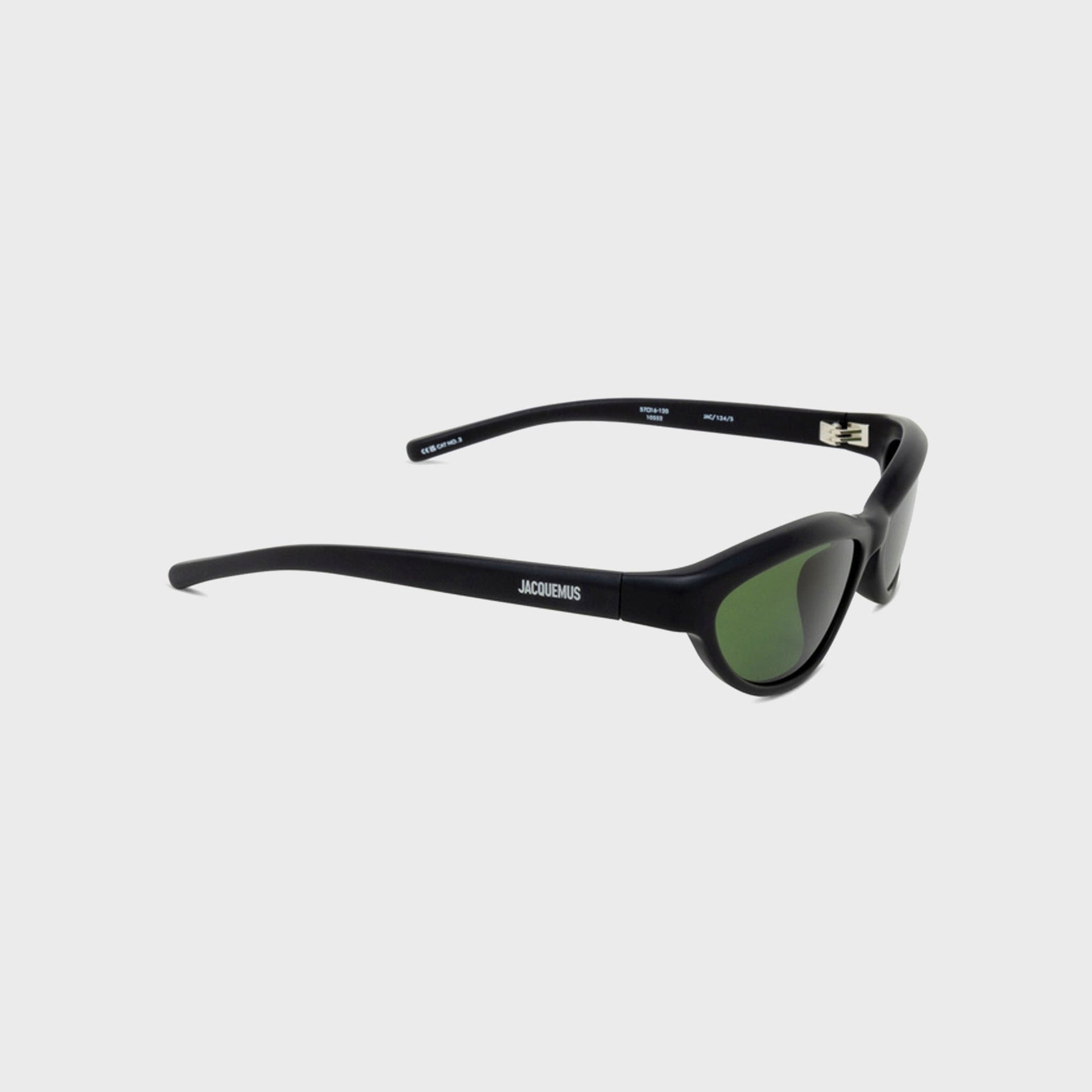 Jacquemus Curvo Sunglasses - Matte Black