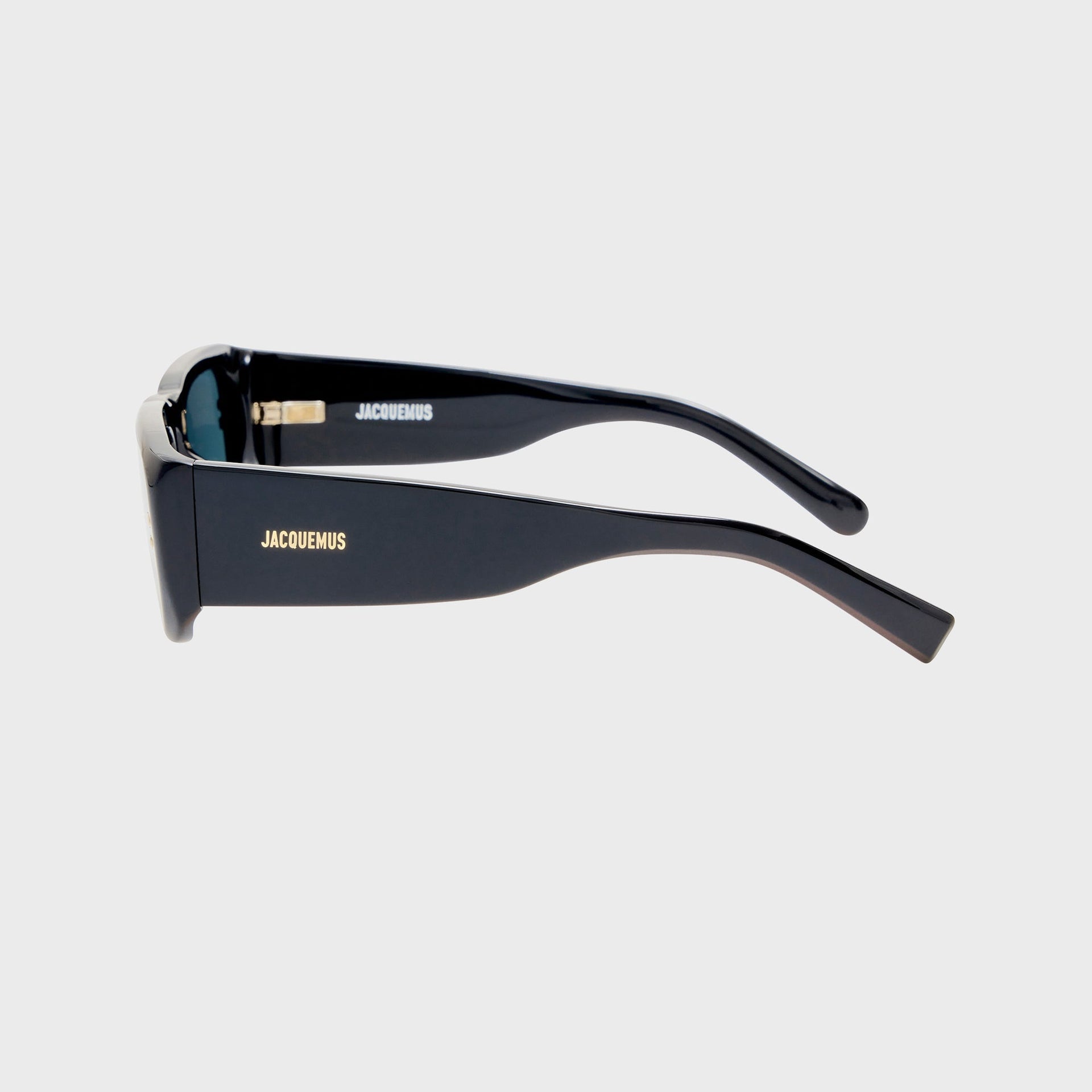 Jacquemus Jac 195 Frames - Black / Light Gold / Grey