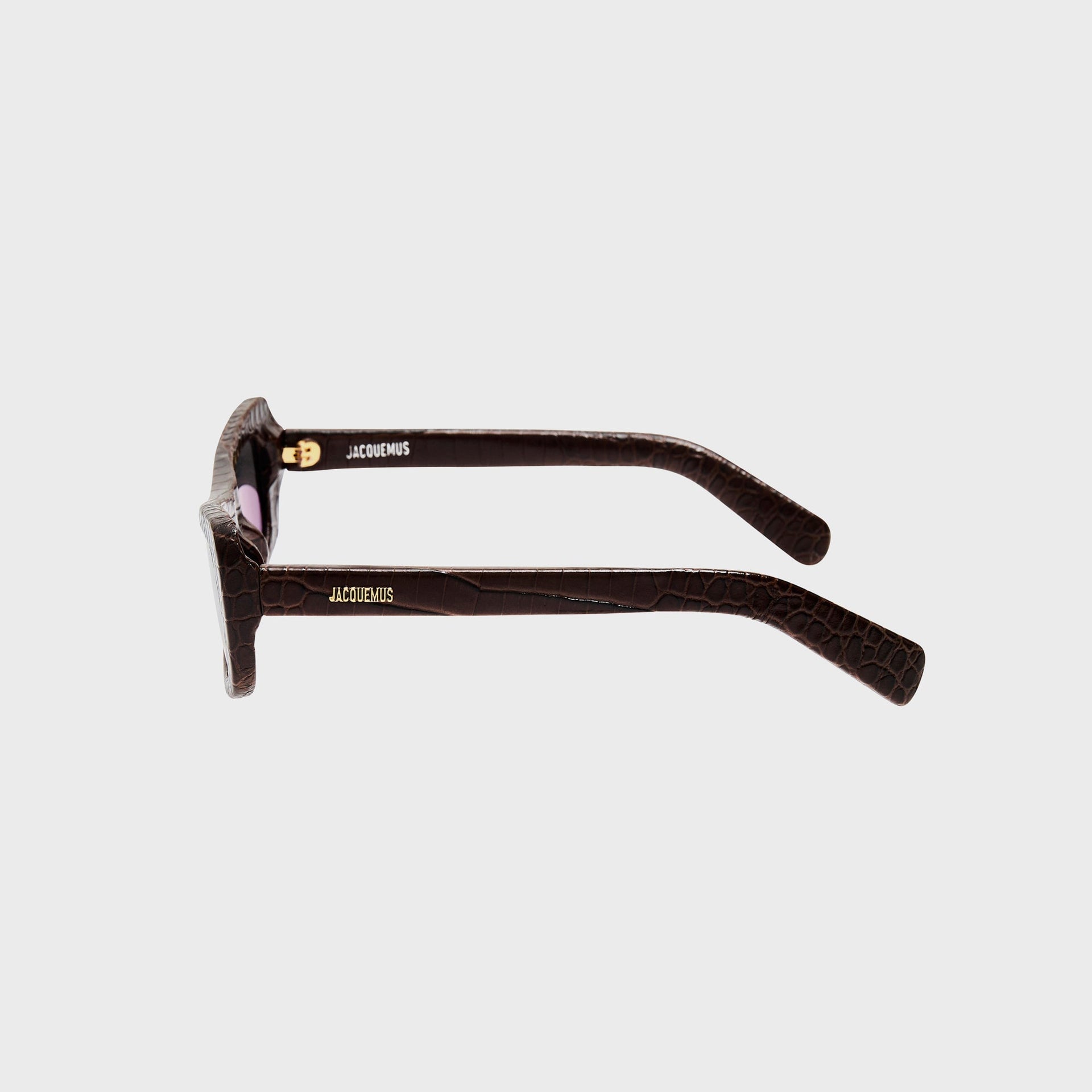 Jacquemus Capri Sunglasses - Brown Croc