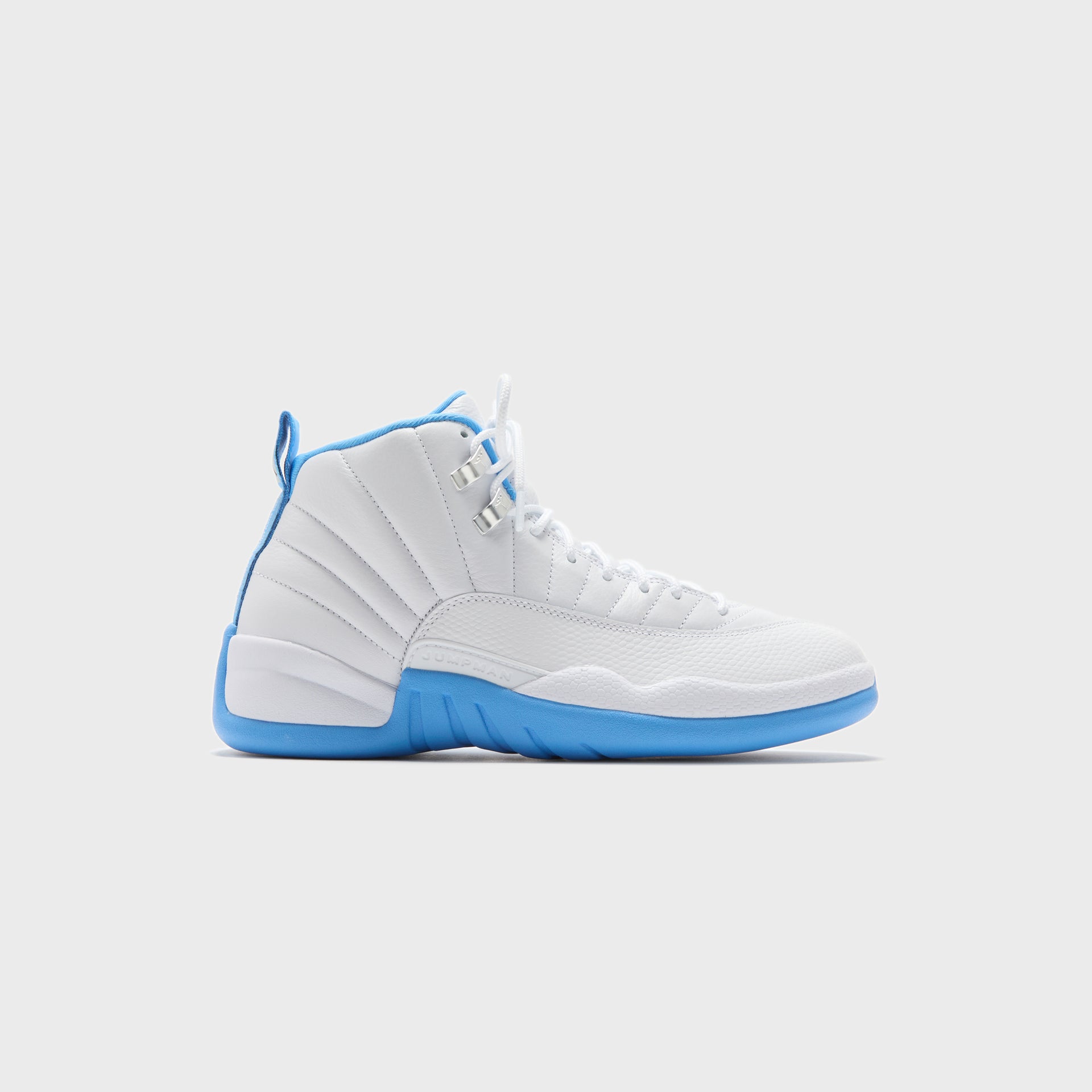 Jordan Air Jordan 12 Retro - White / Metallic Silver / University Blue